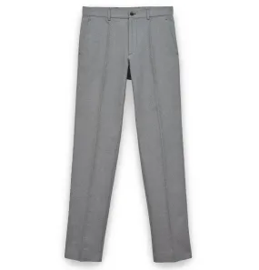 2001 Narrow Tailored Trousers in Compact Patterned Cotton
