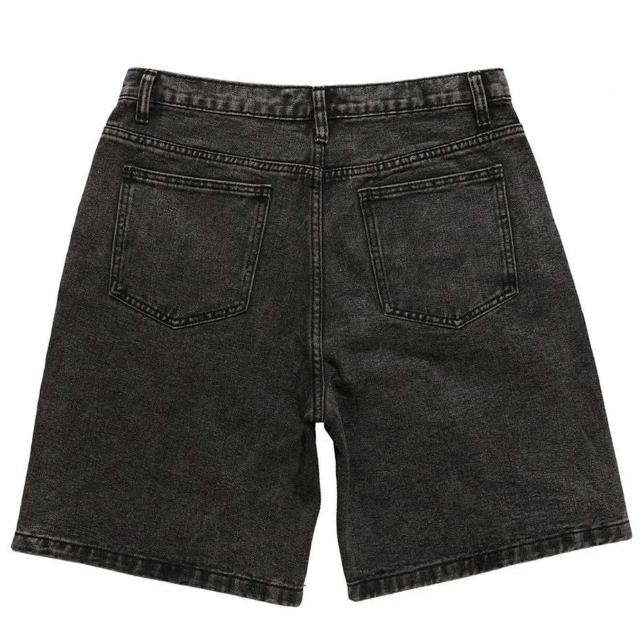 Acid Wash Denim Jorts