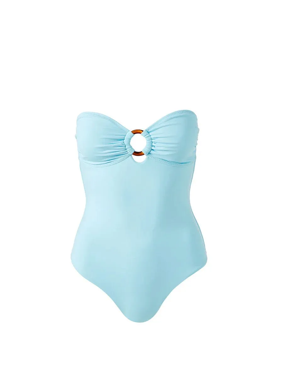 Barbuda Bandeau Ring One-Piece Sky