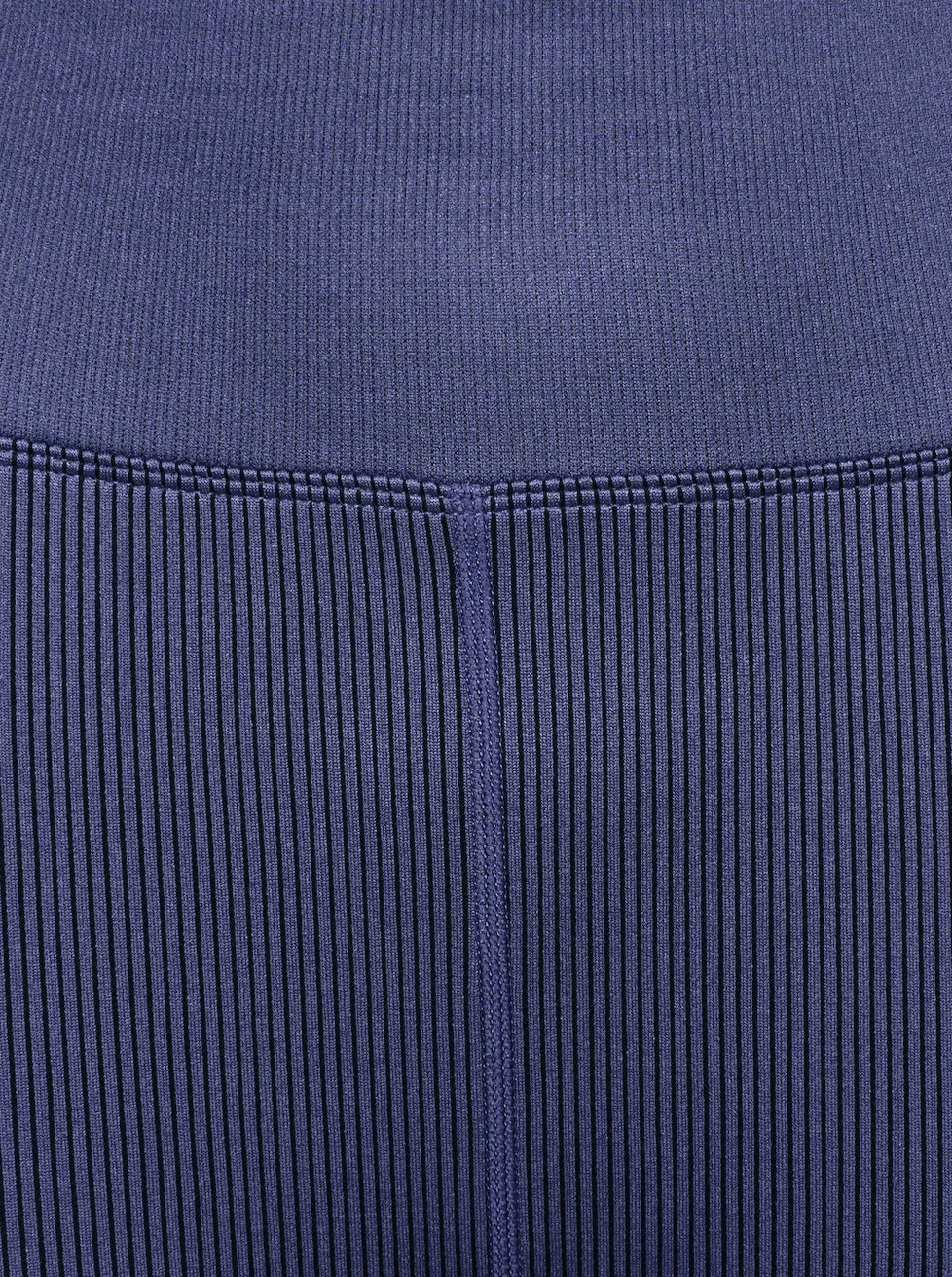 'BAXTER' RIB KNITTED LOGO HIGH WAISTED LEGGINGS NAVY