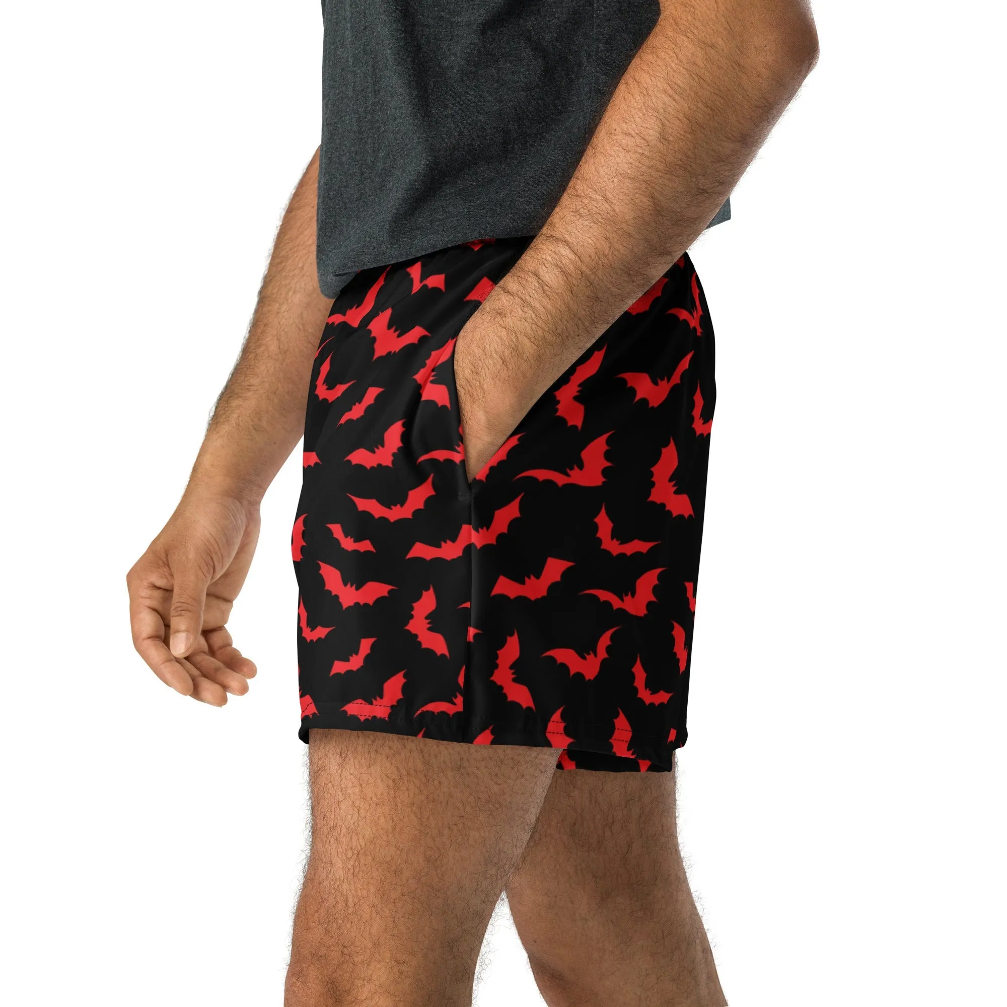 Bloody Bats Unisex Unlined Swim Trunks