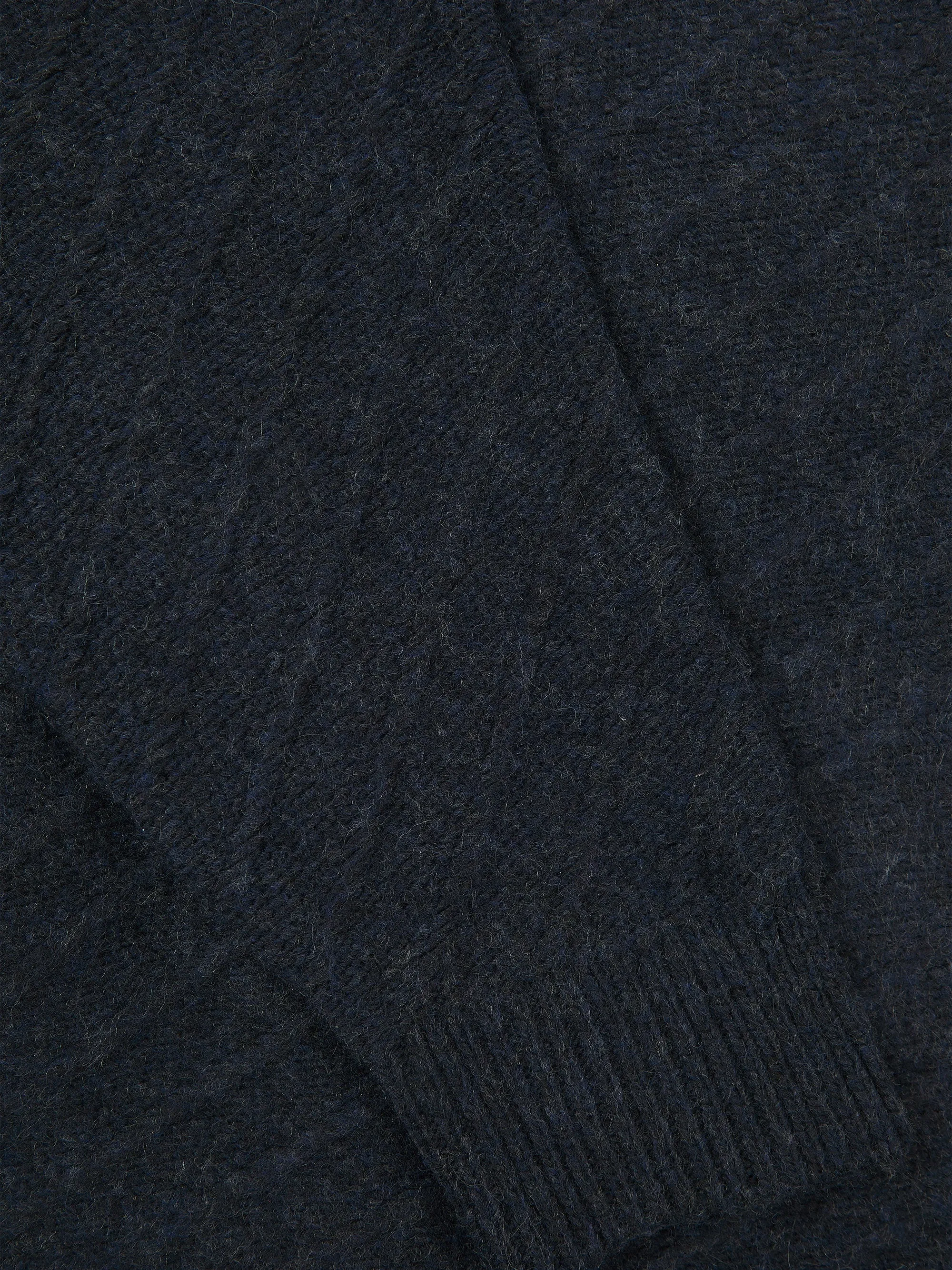 'CAMILLE' KNITTED CARDIGAN WITH SCARF DETAIL NAVY