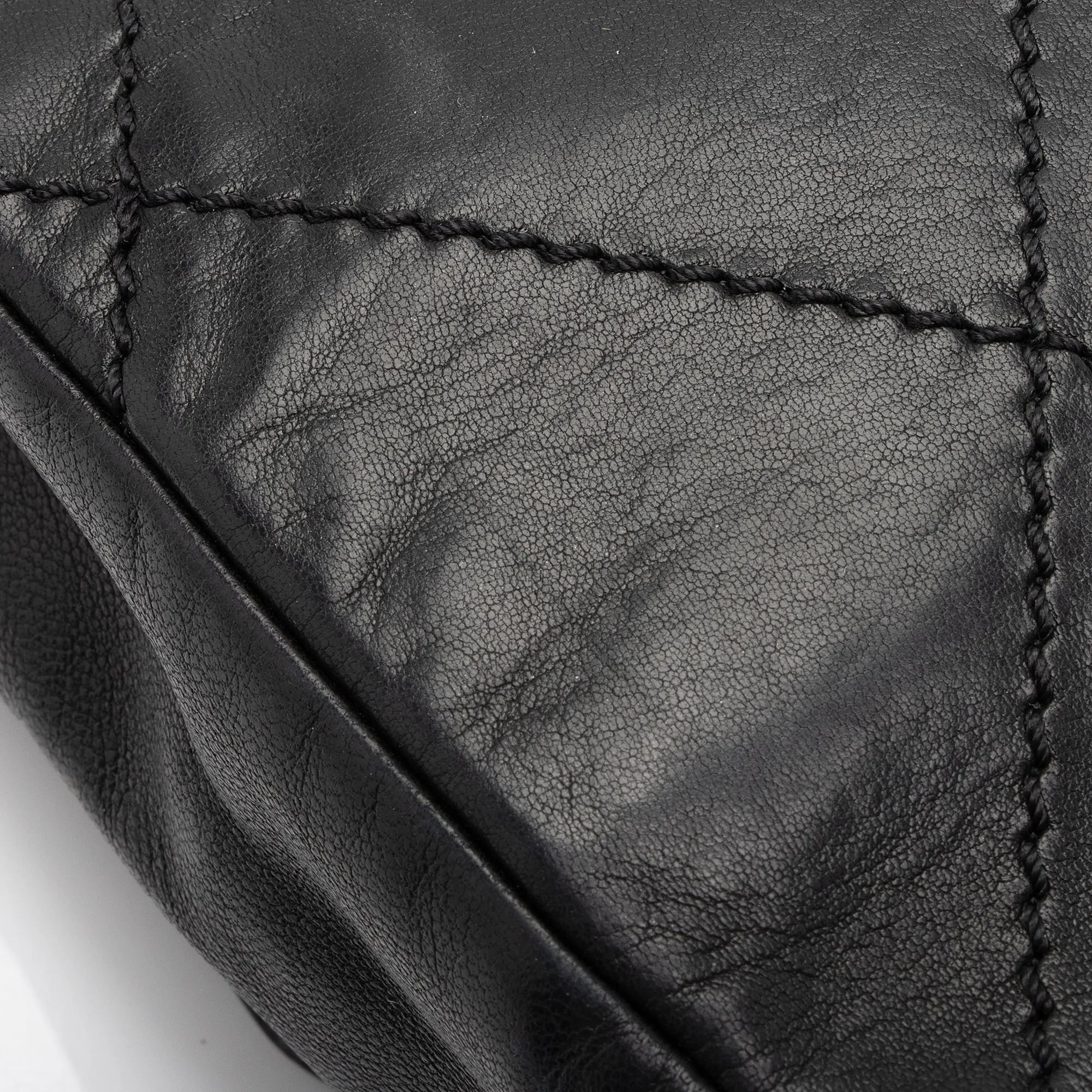 Chanel Calfskin Oversized Quilted CC Small Flap Bag (SHF-FRyV1T)