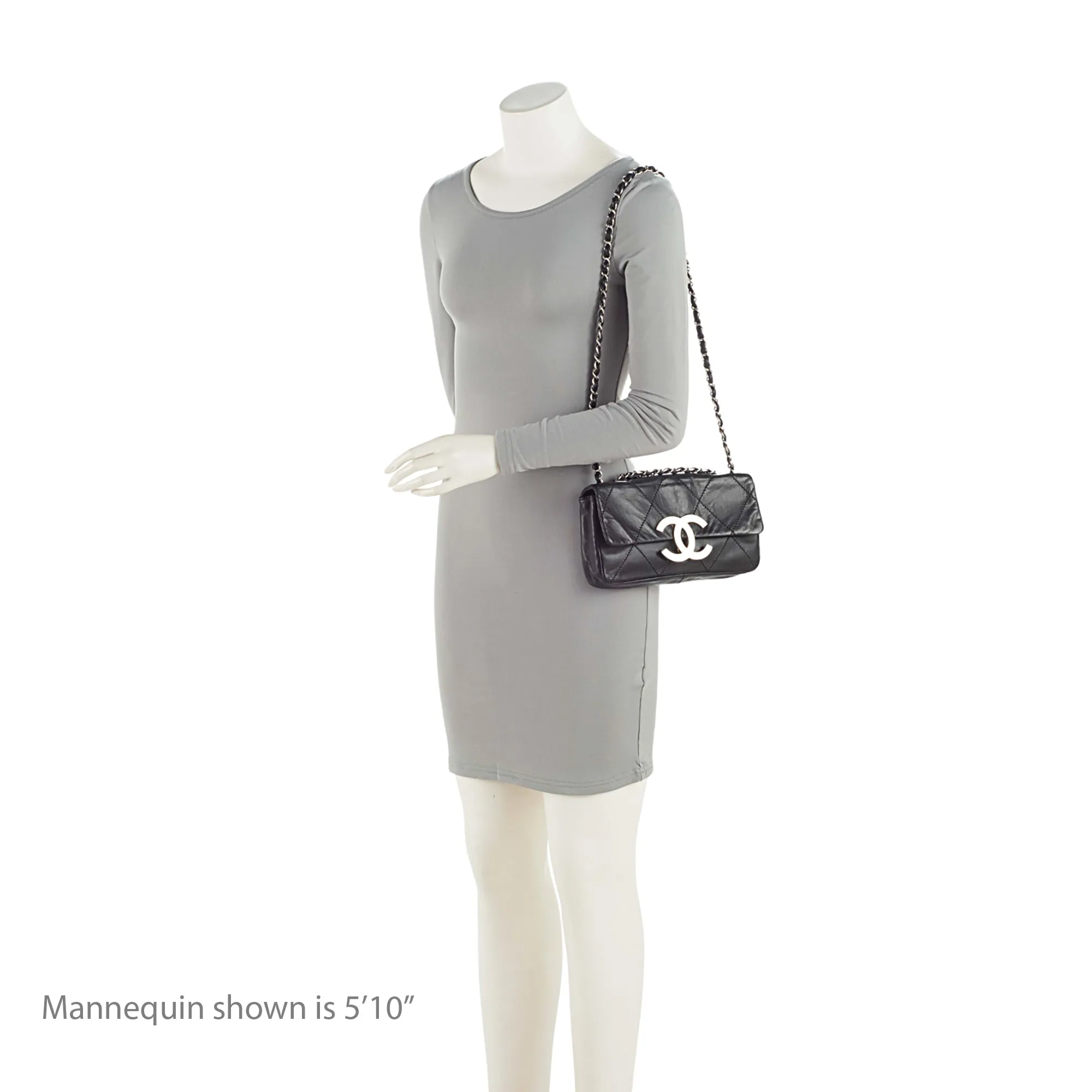Chanel Calfskin Oversized Quilted CC Small Flap Bag (SHF-FRyV1T)