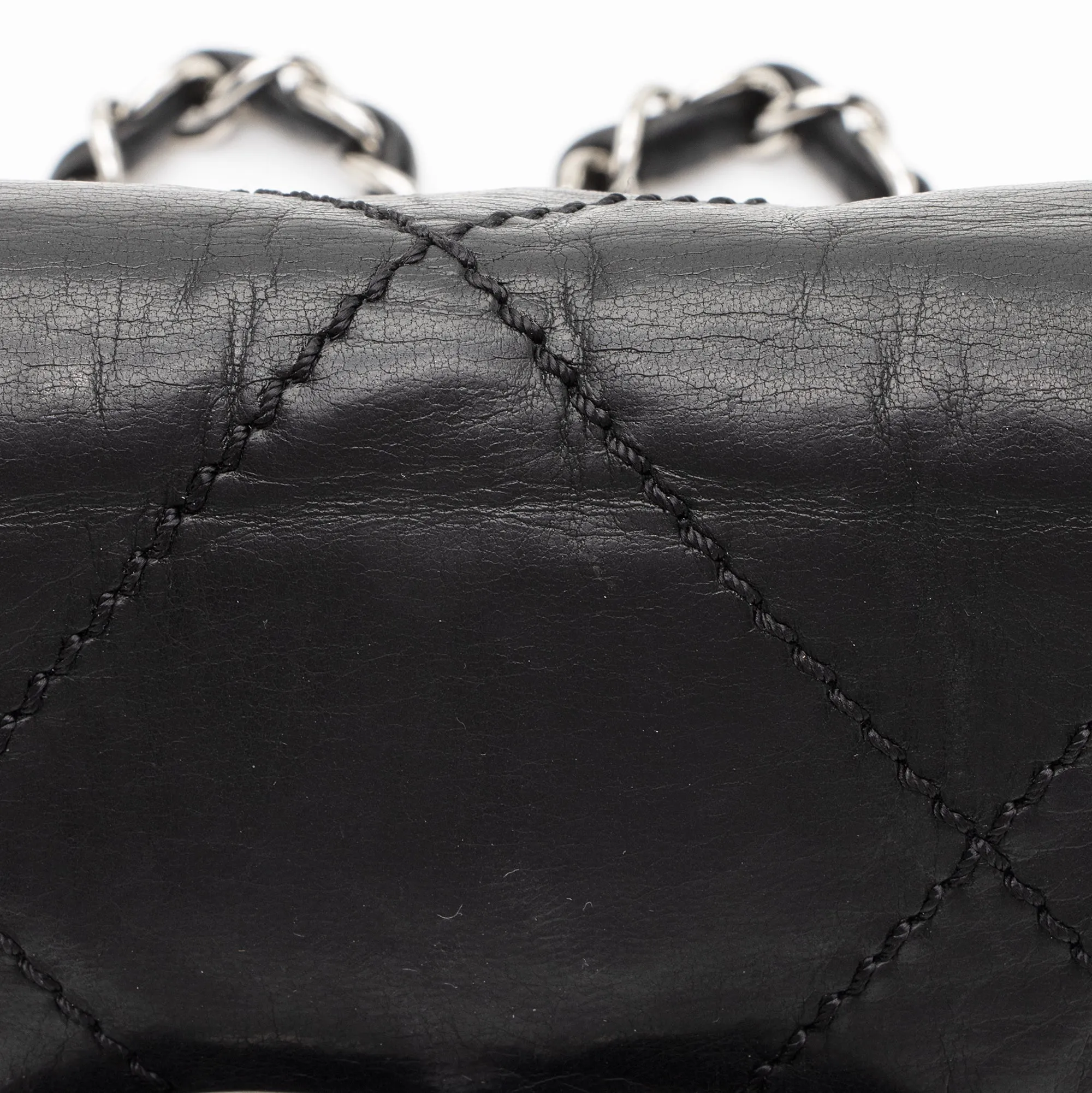 Chanel Calfskin Oversized Quilted CC Small Flap Bag (SHF-FRyV1T)