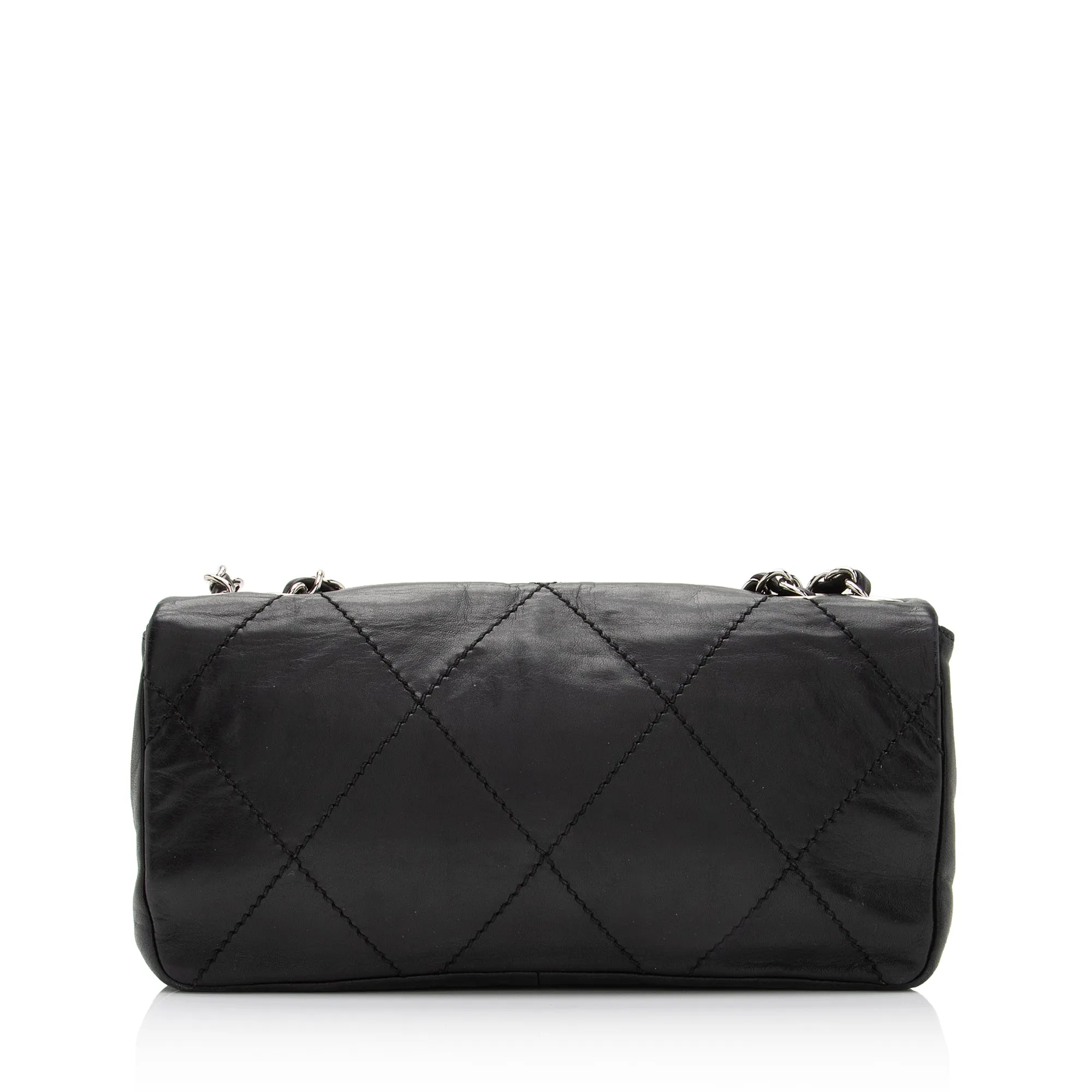 Chanel Calfskin Oversized Quilted CC Small Flap Bag (SHF-FRyV1T)