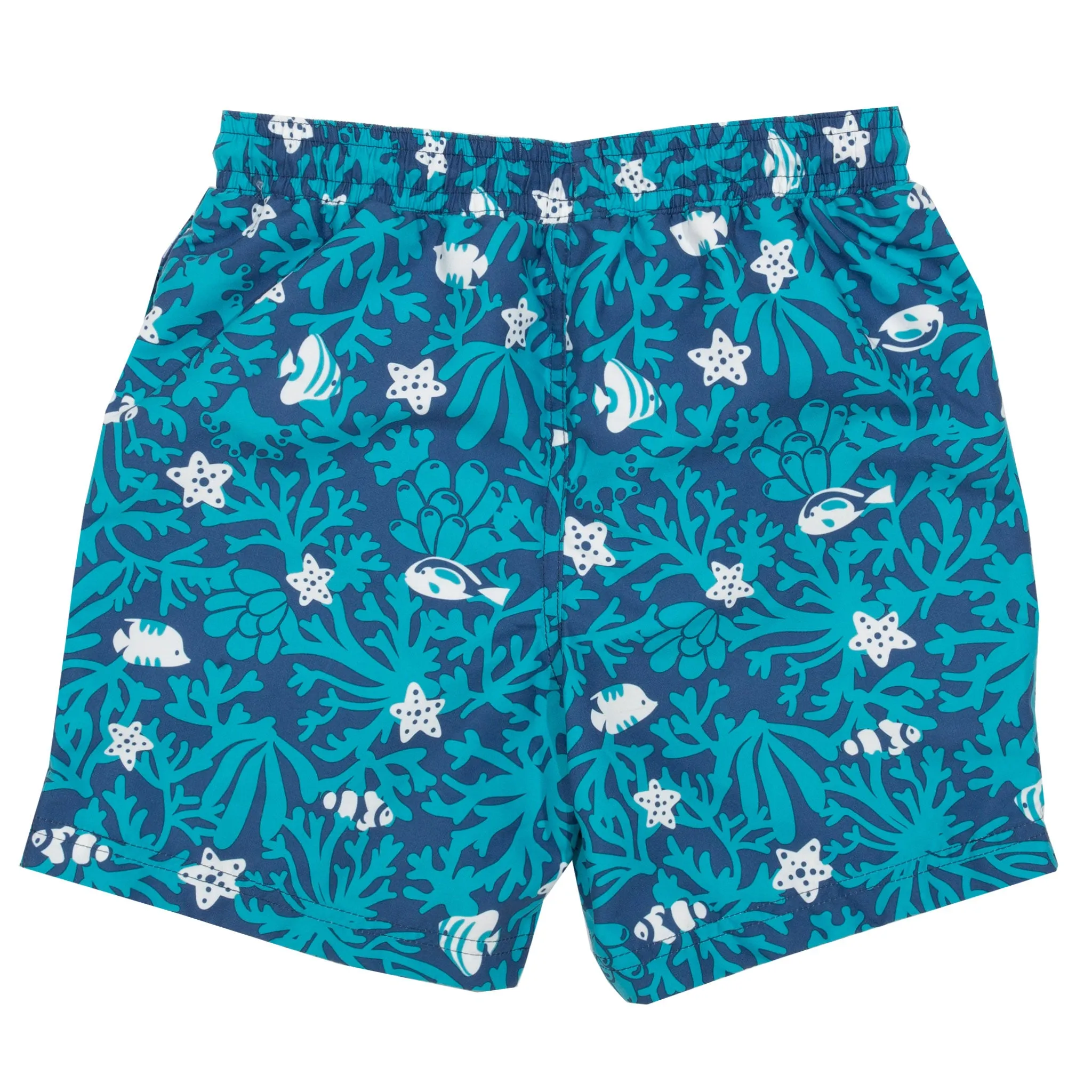 Coral reef swim shorts: Size 3Y