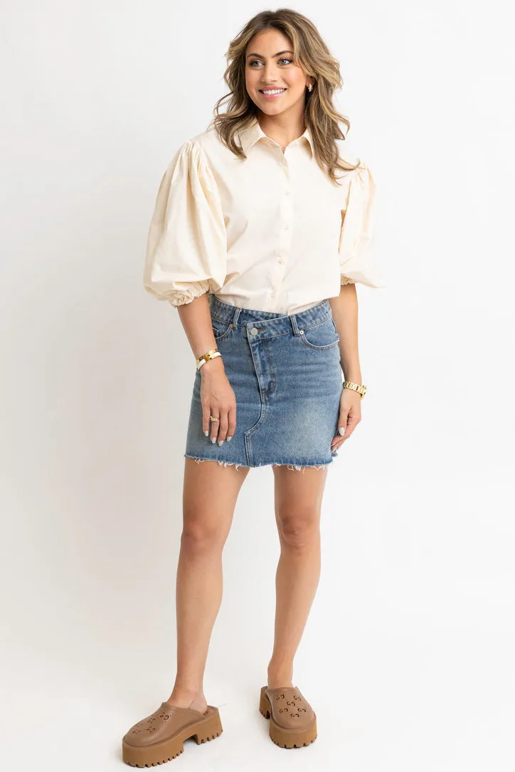 Denim Novelty Skirt