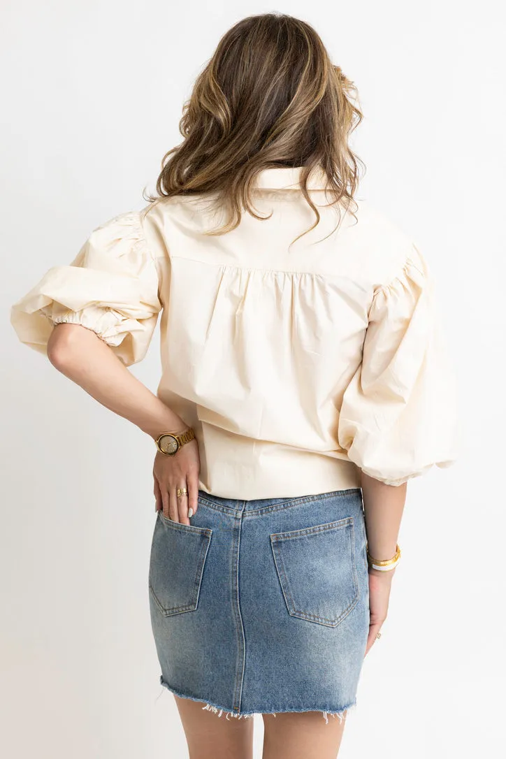 Denim Novelty Skirt