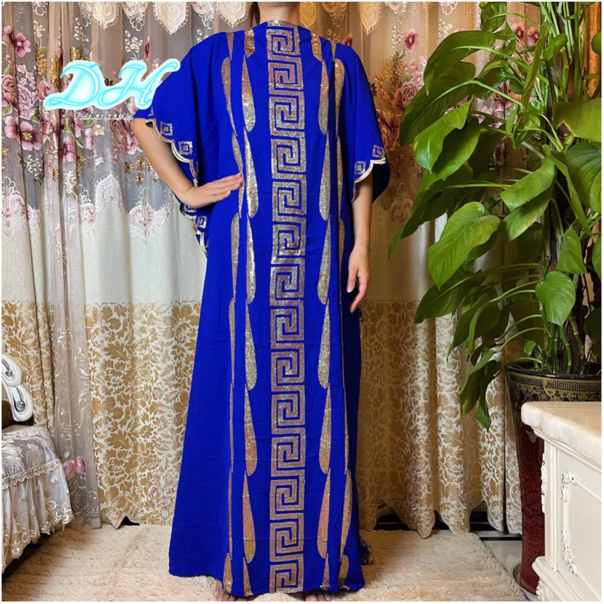 Dubai Abaya Embroidery African Dress