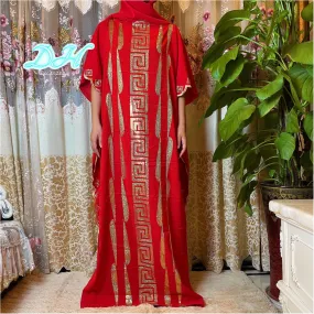 Dubai Abaya Embroidery African Dress