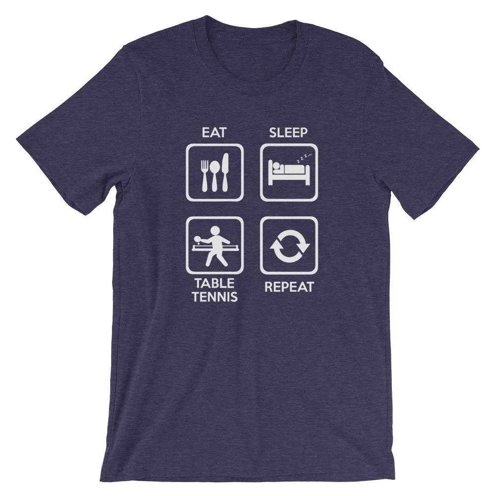 Eat Sleep Table Tennis Repeat T-Shirt