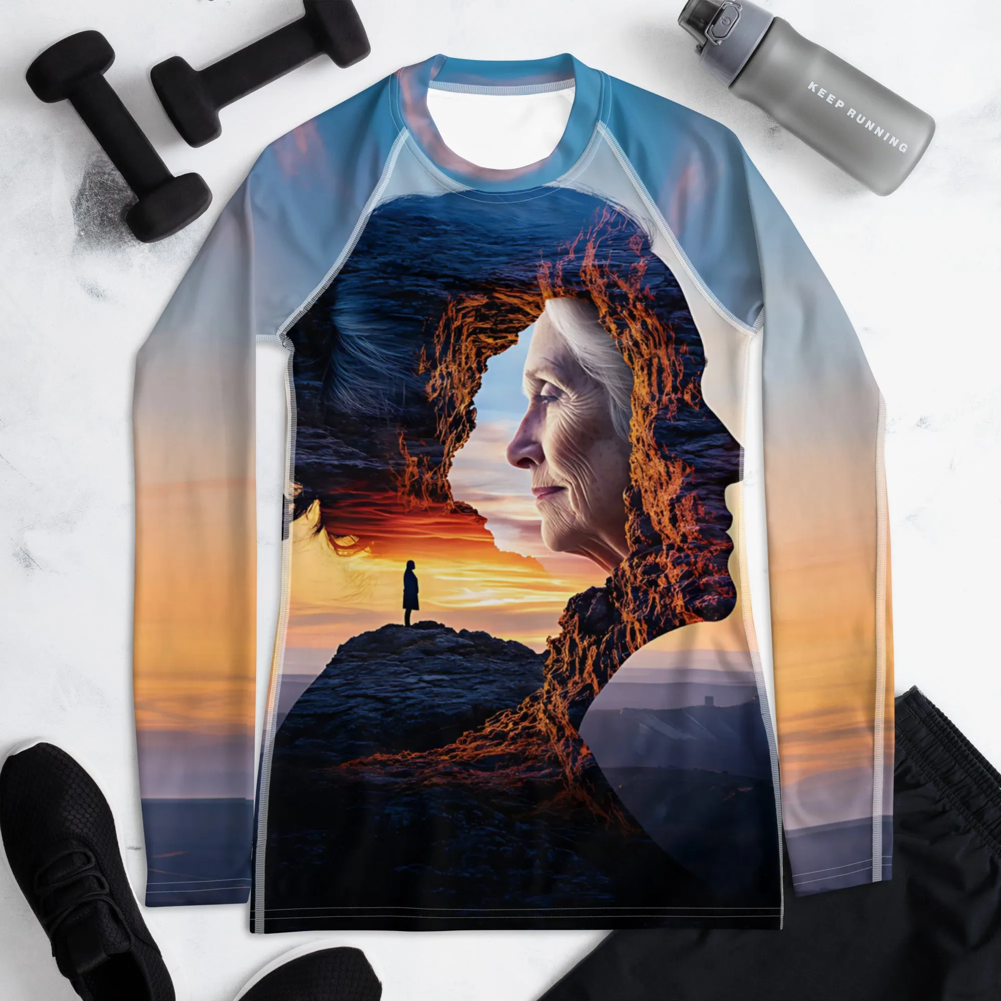 Echoes of Strength Women's Rash Guard