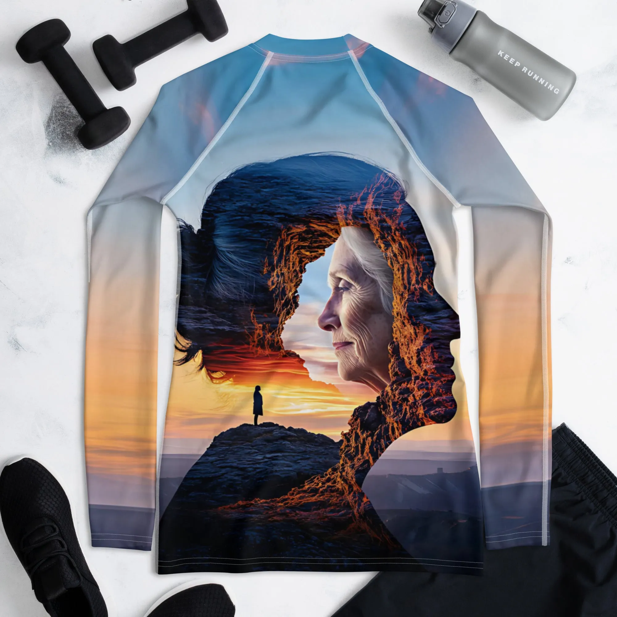 Echoes of Strength Women's Rash Guard