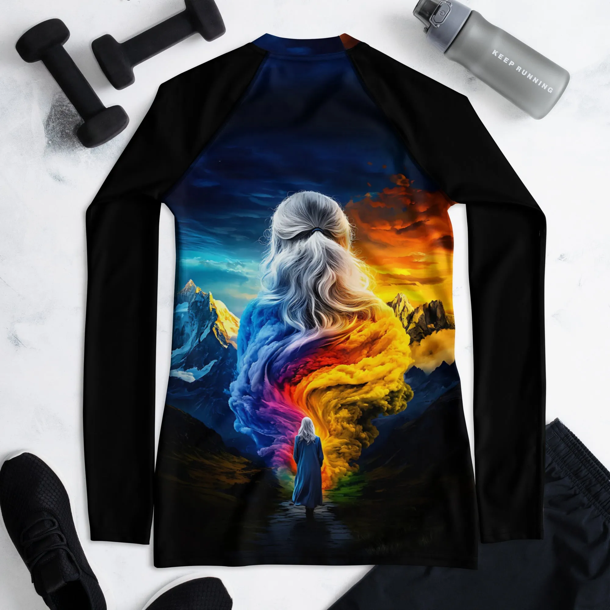 Empowered Renewal Path Women's Rash Guard
