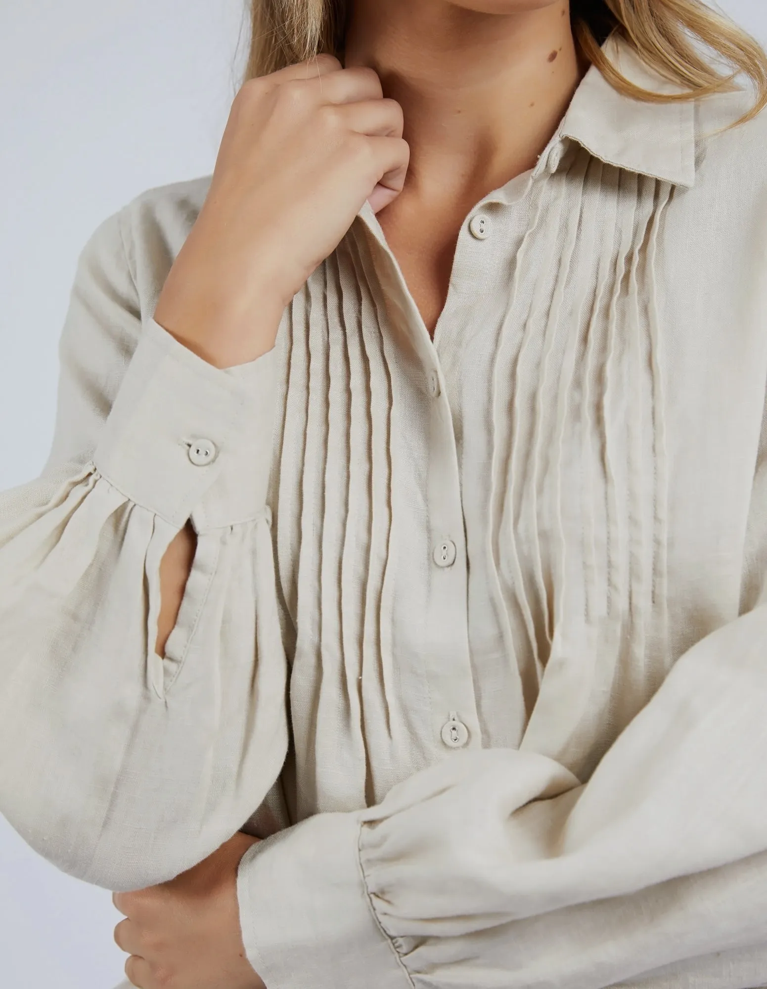 Foxwood Toulouse Blouse - Oat