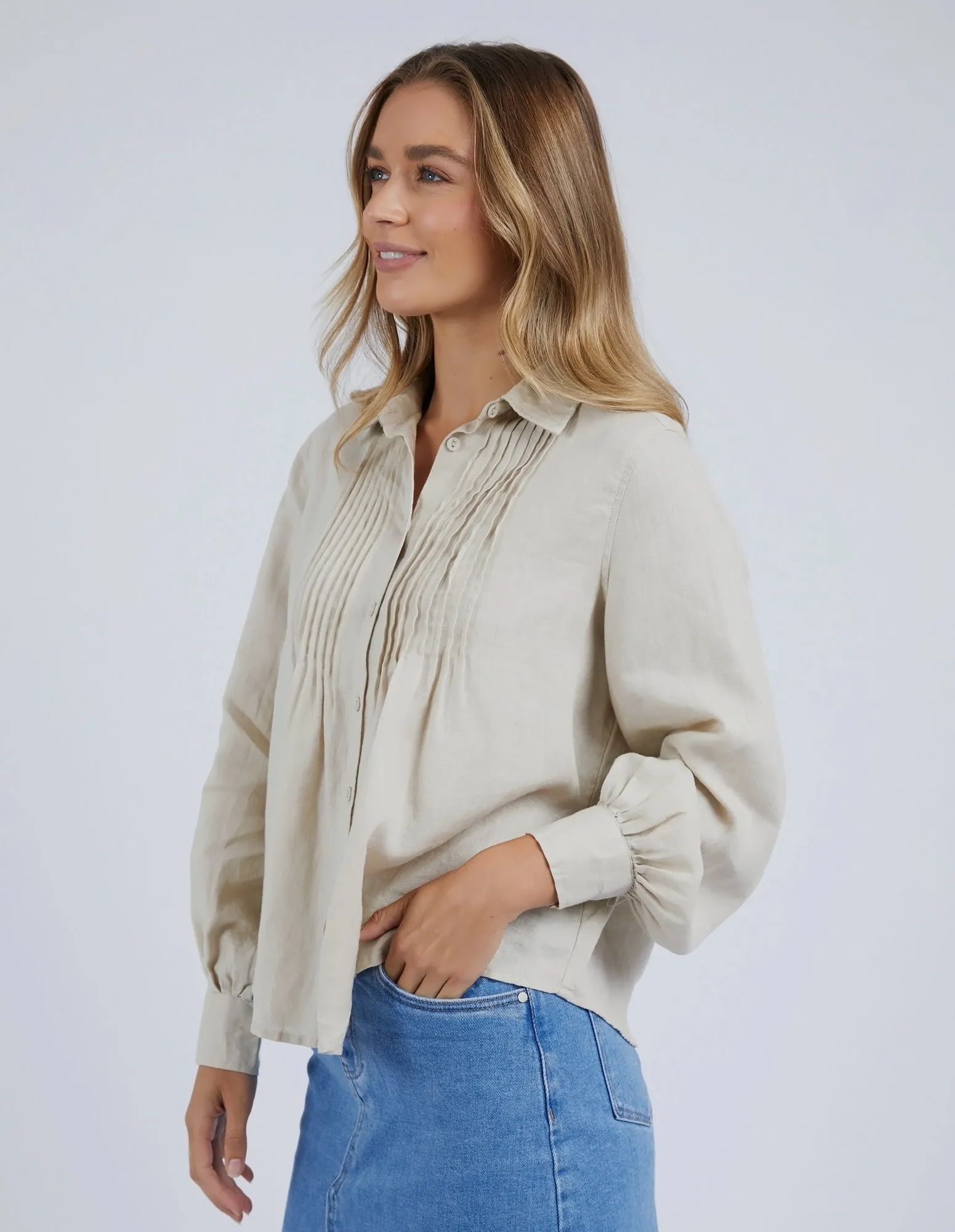Foxwood Toulouse Blouse - Oat