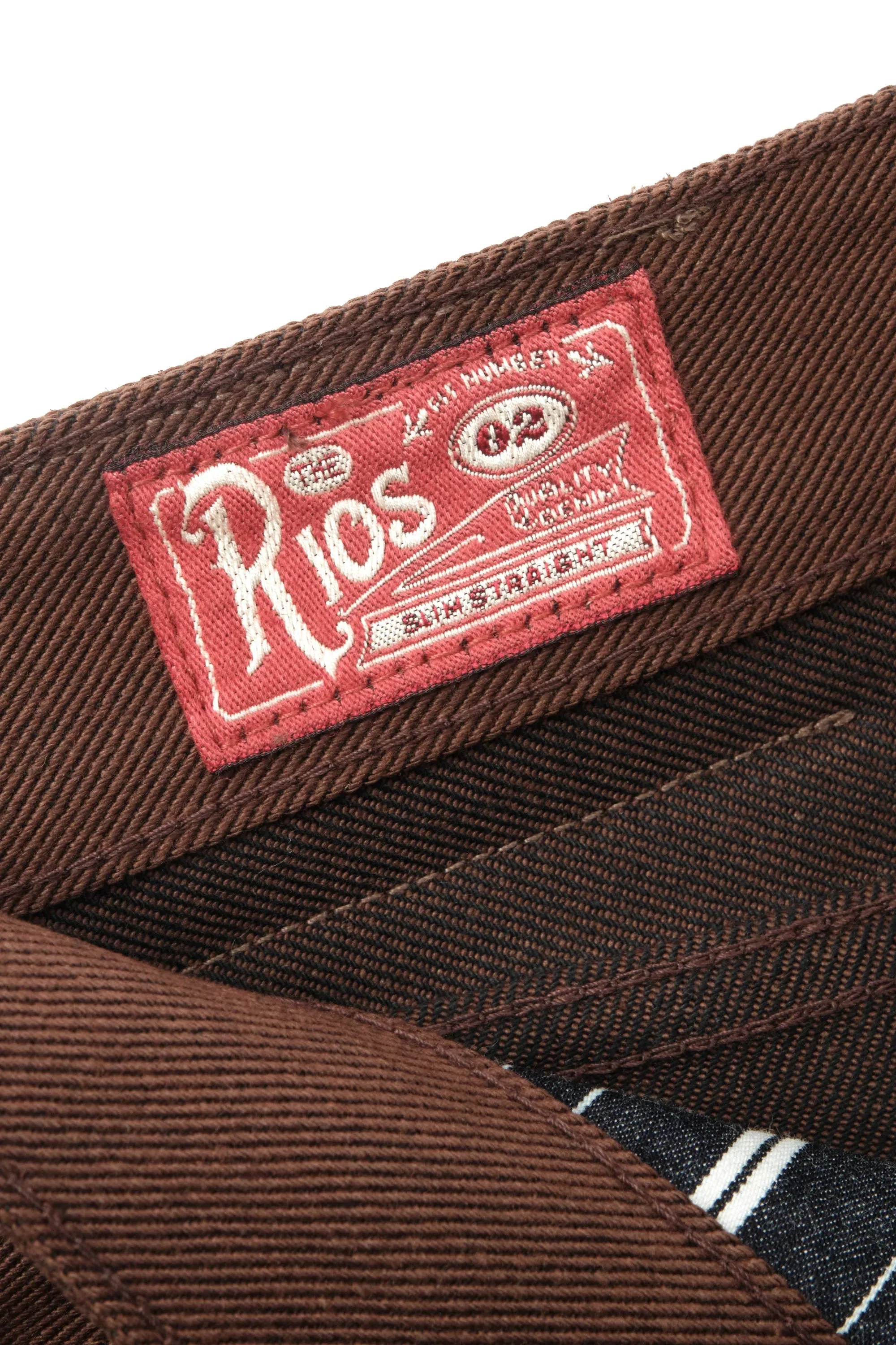 Freenote Cloth Rios - 15oz Dark Brown Denim