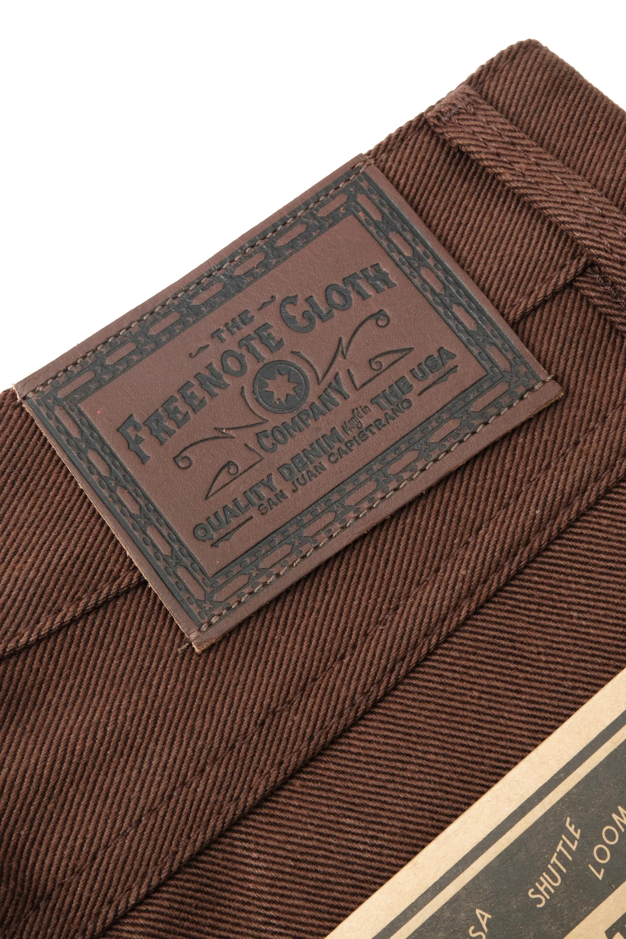 Freenote Cloth Rios - 15oz Dark Brown Denim