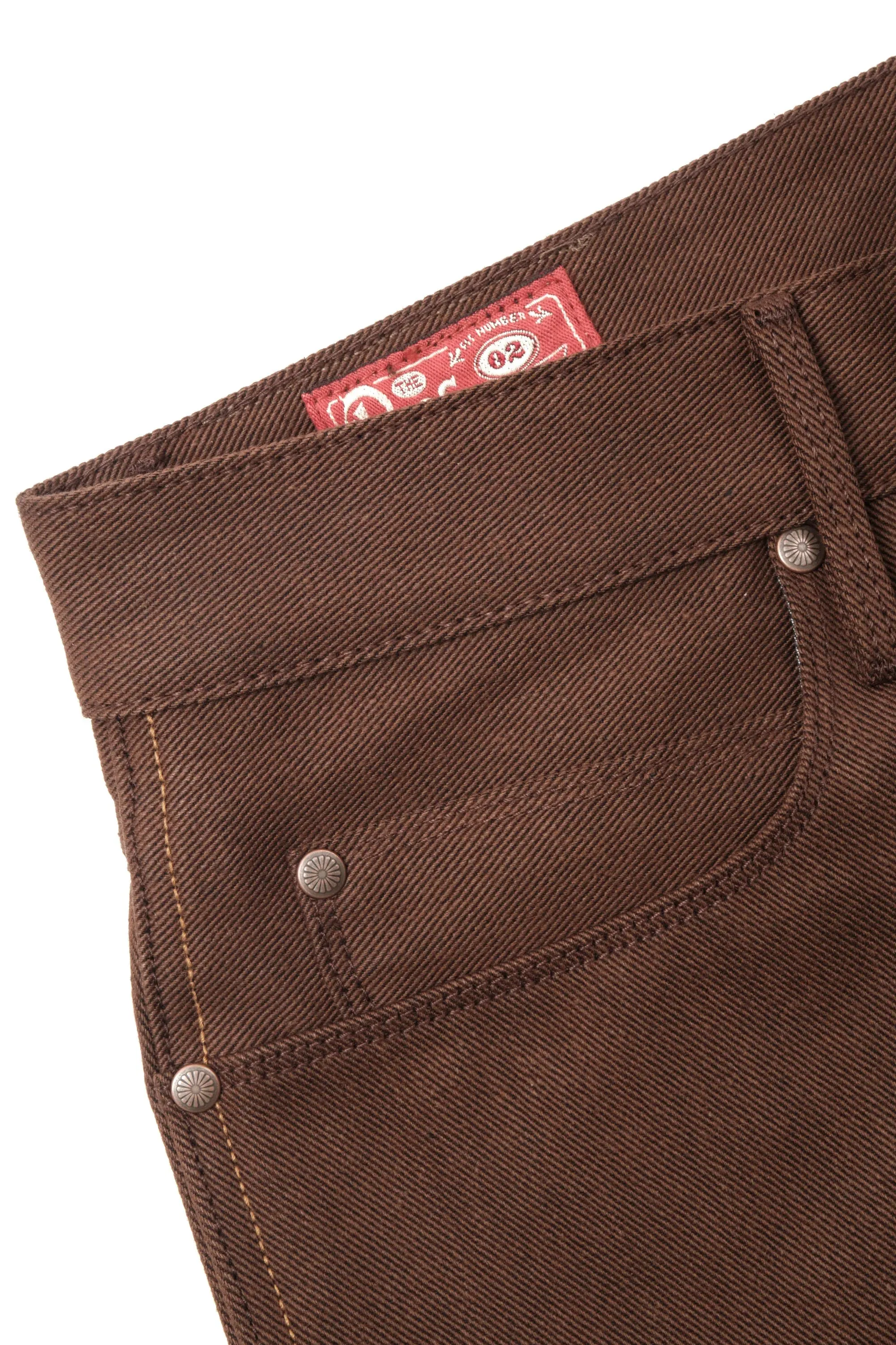 Freenote Cloth Rios - 15oz Dark Brown Denim