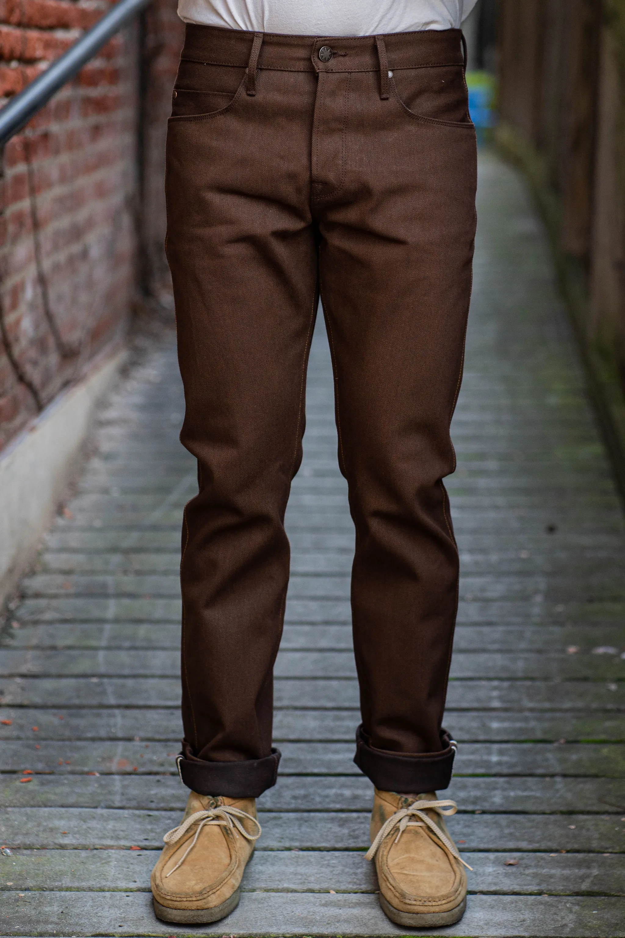 Freenote Cloth Rios - 15oz Dark Brown Denim