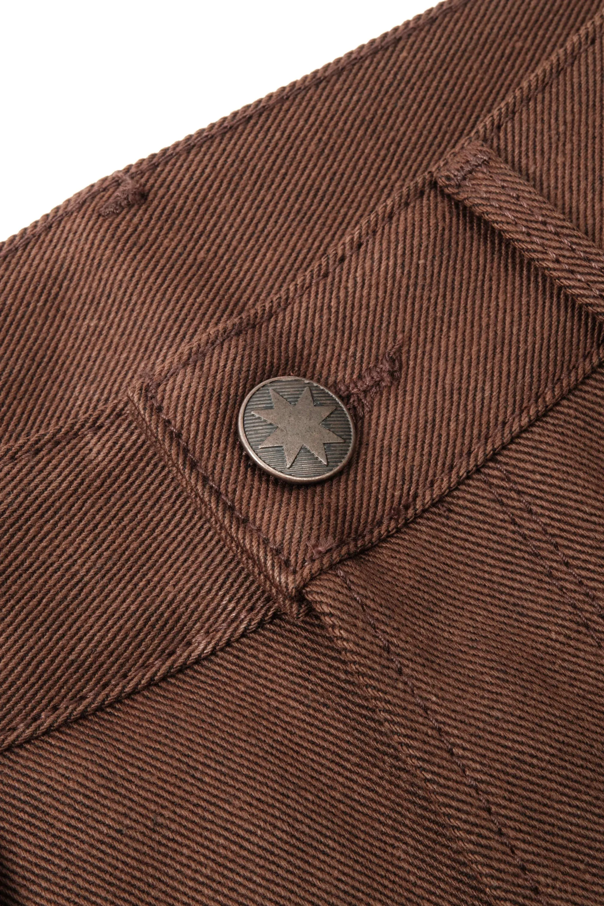 Freenote Cloth Rios - 15oz Dark Brown Denim