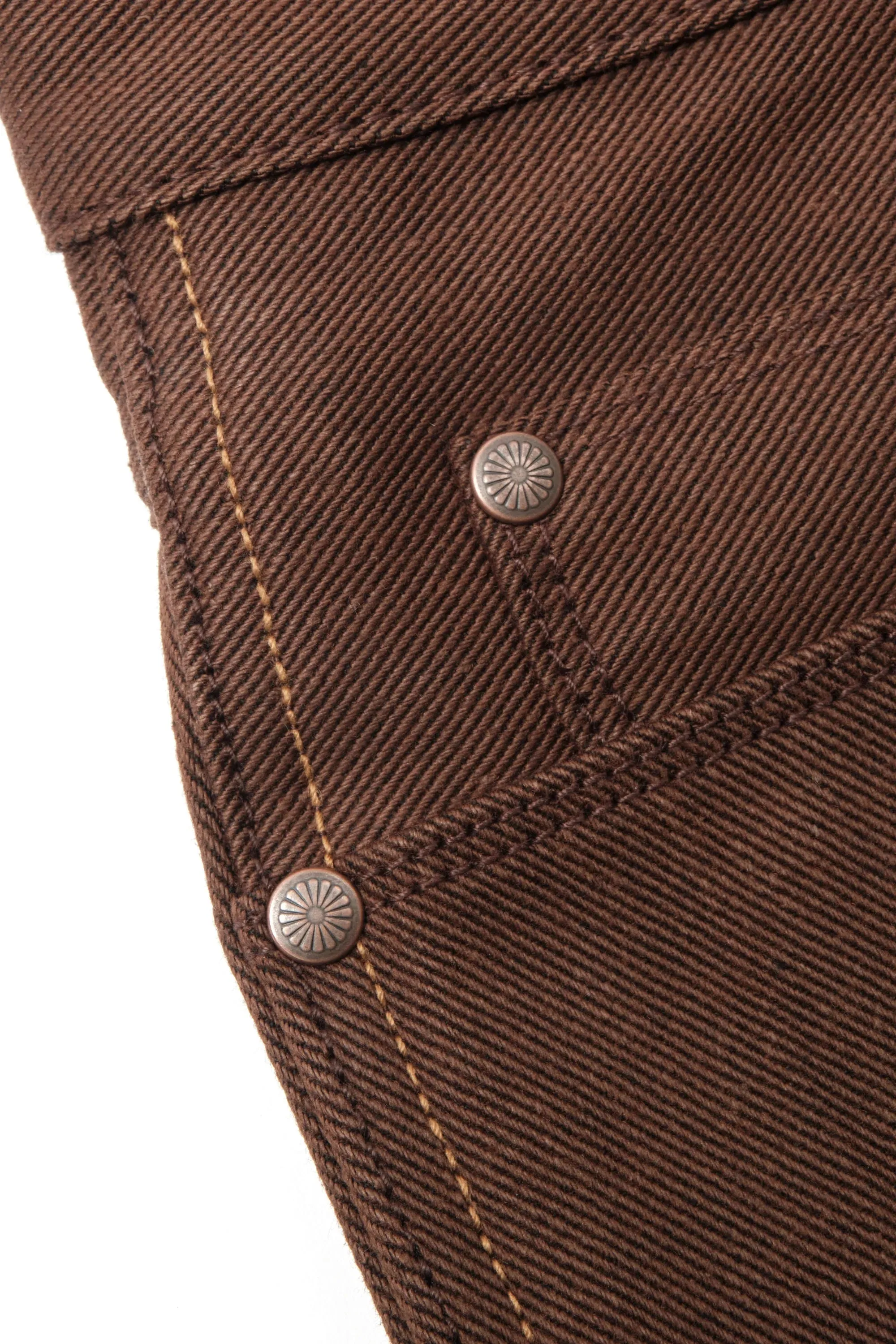 Freenote Cloth Rios - 15oz Dark Brown Denim