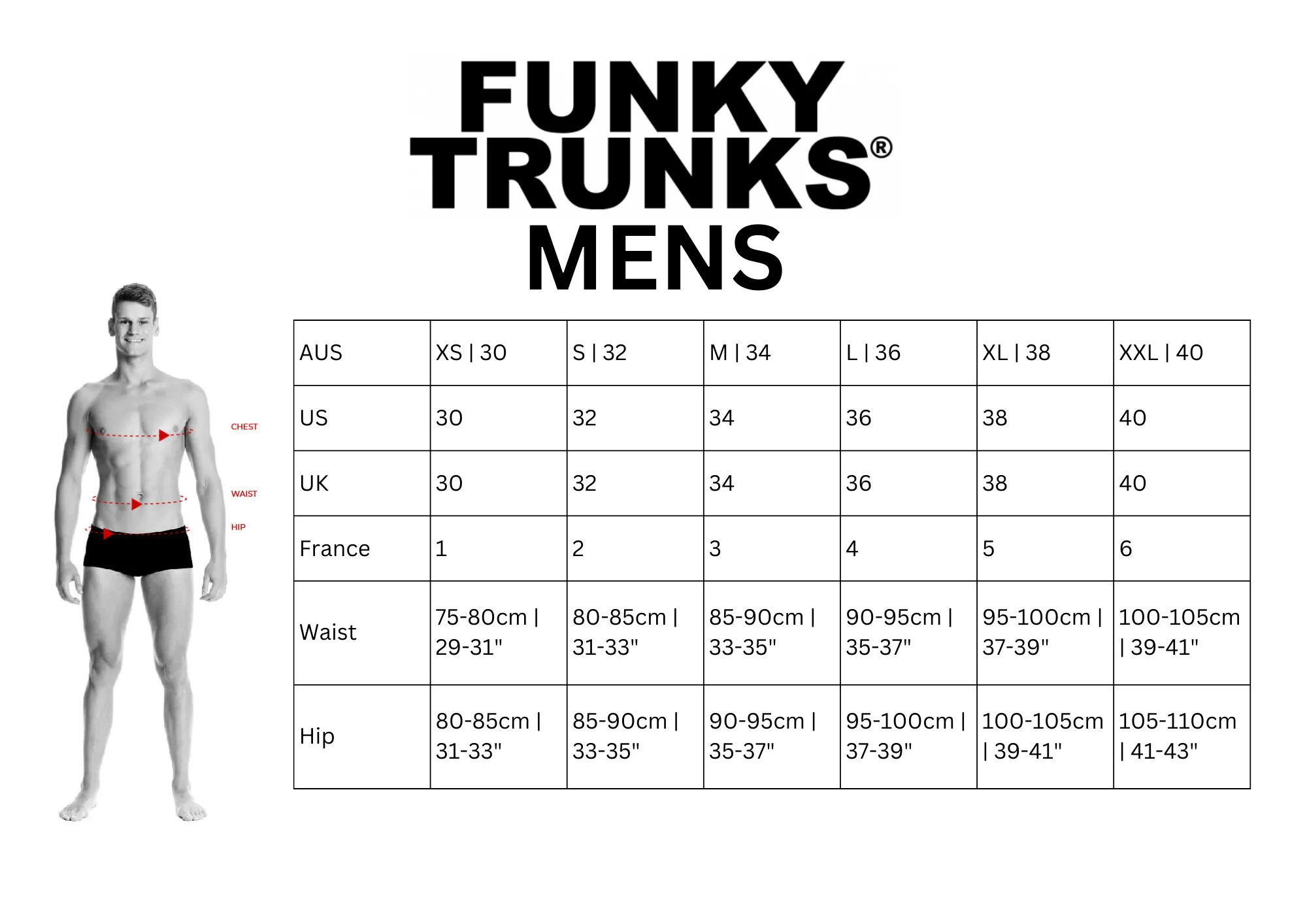 Funky Trunks Go Gammon Mens Classic Trunks