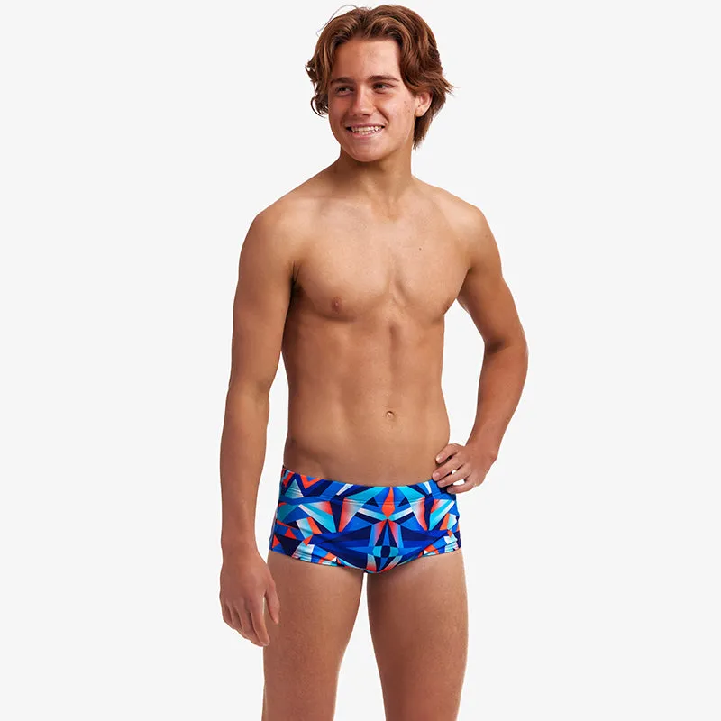 Funky Trunks - Mad Mirror - Boys Sidewinder Trunks