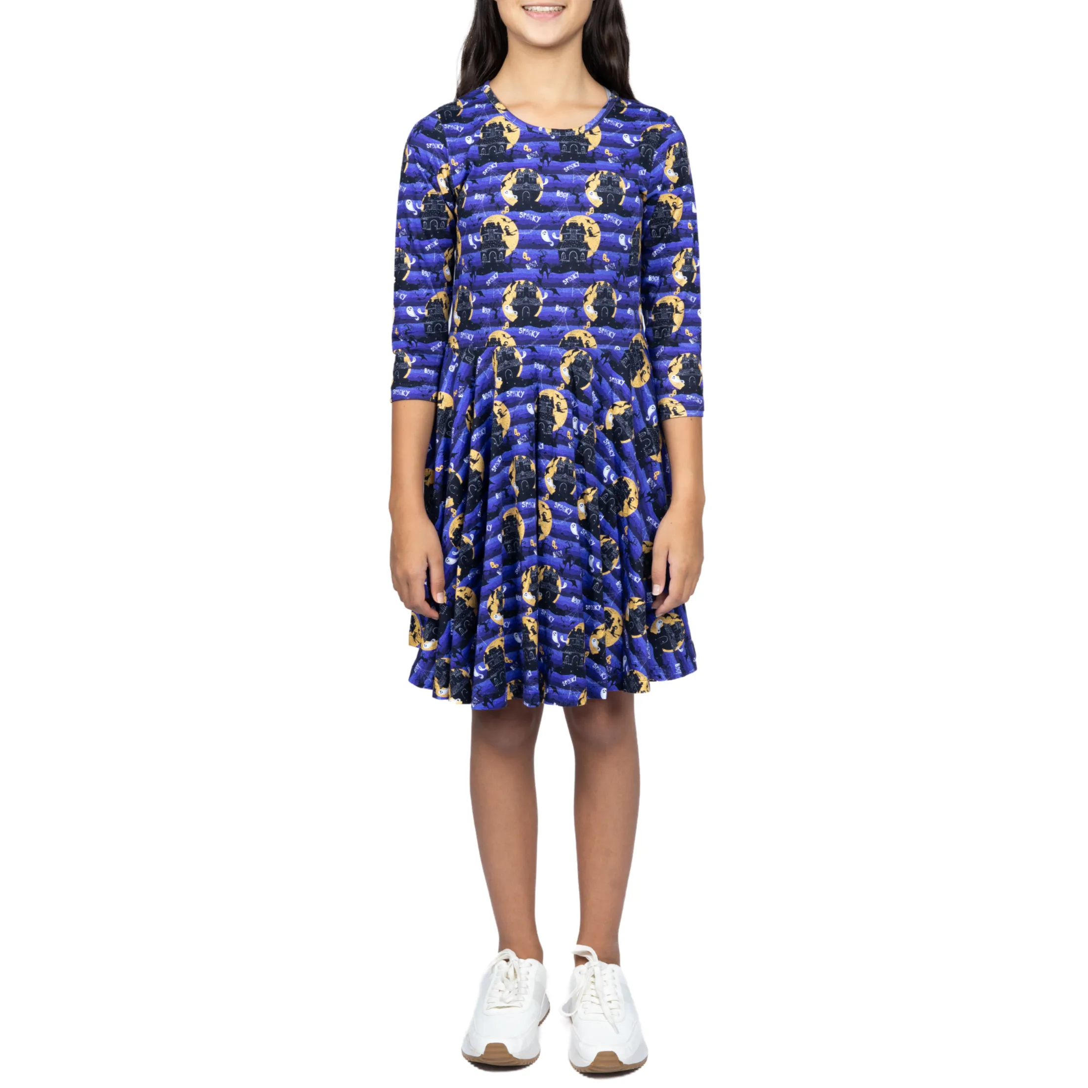 Haunted Houses Kids Twirl Dress [FINAL SALE]