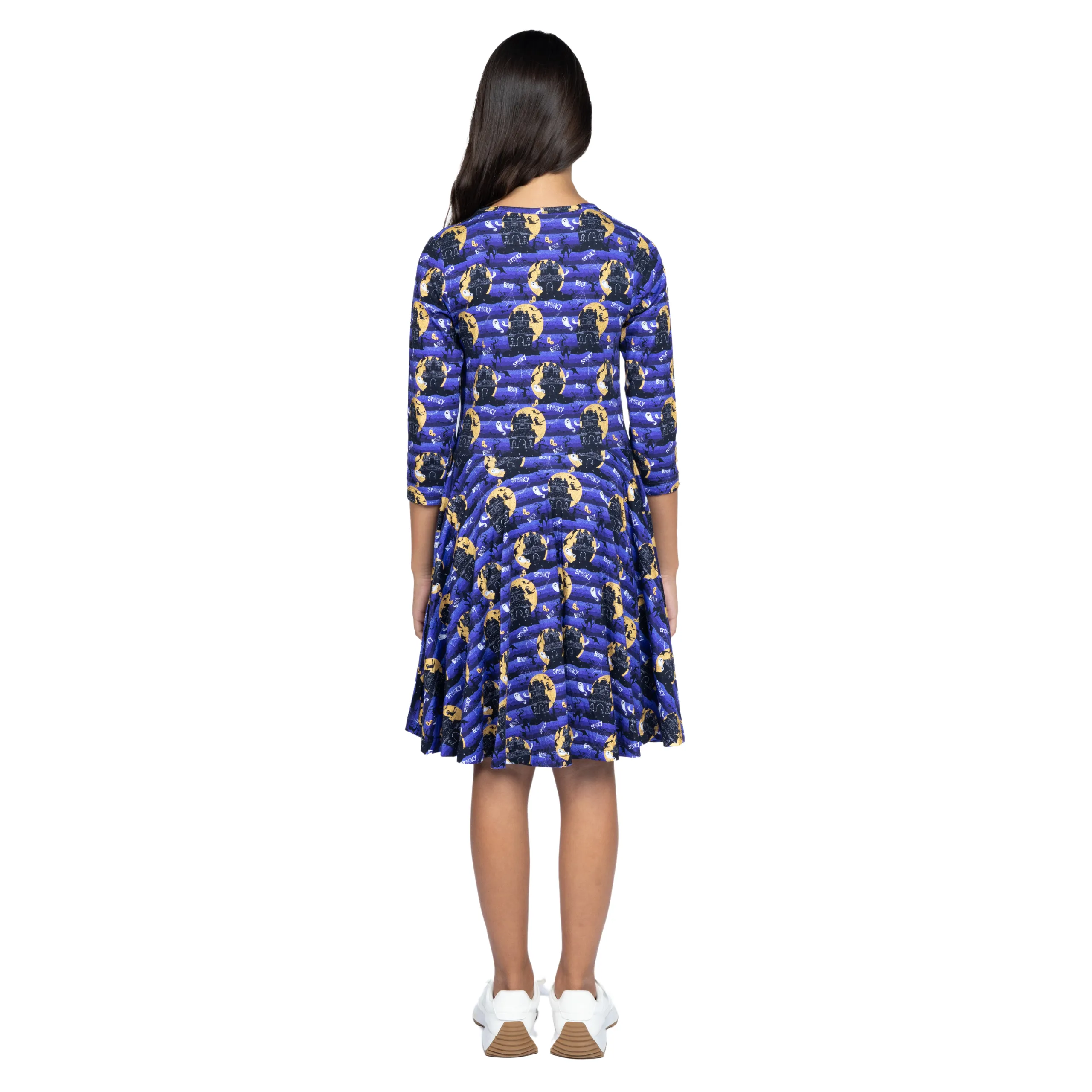 Haunted Houses Kids Twirl Dress [FINAL SALE]