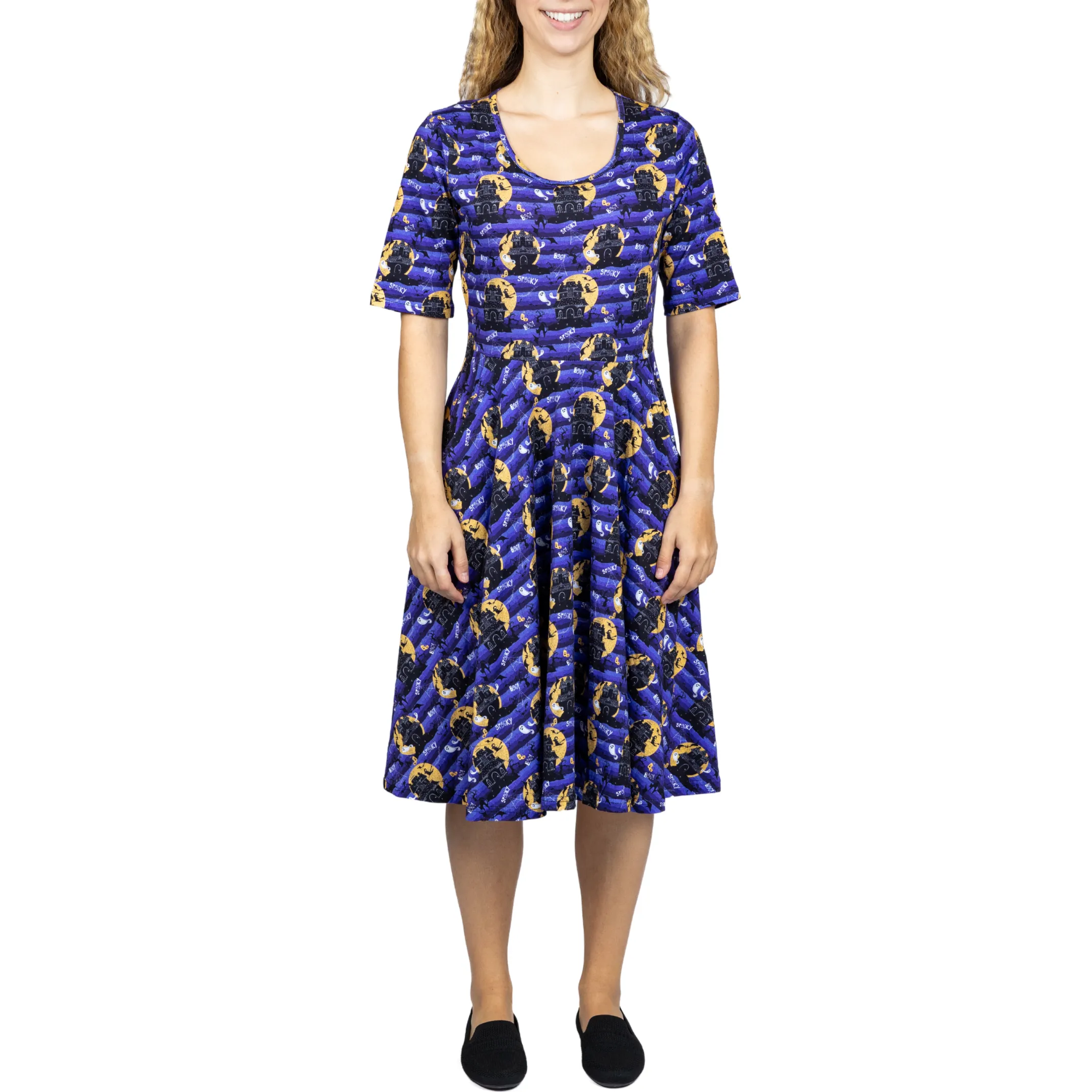 Haunted Houses Twirl Dress [FINAL SALE]