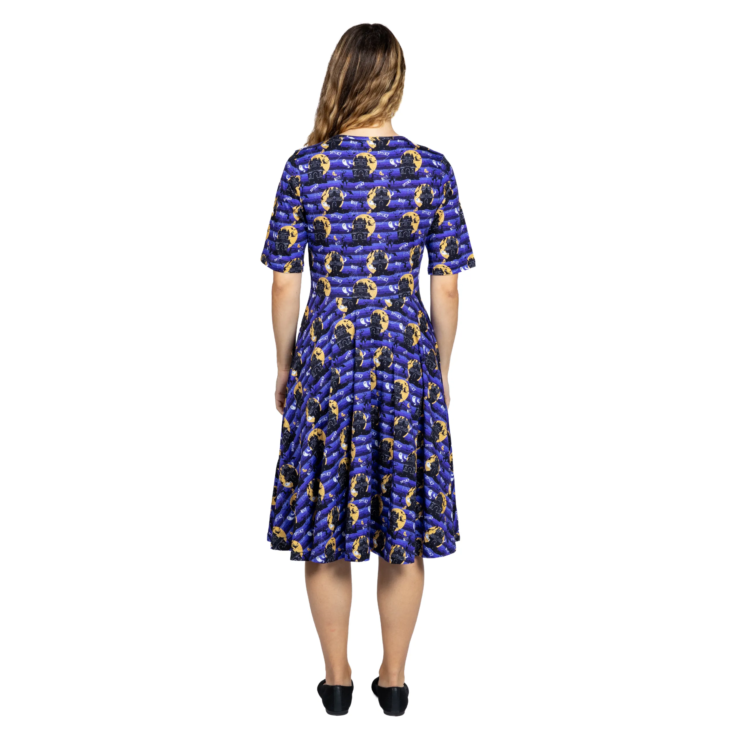 Haunted Houses Twirl Dress [FINAL SALE]