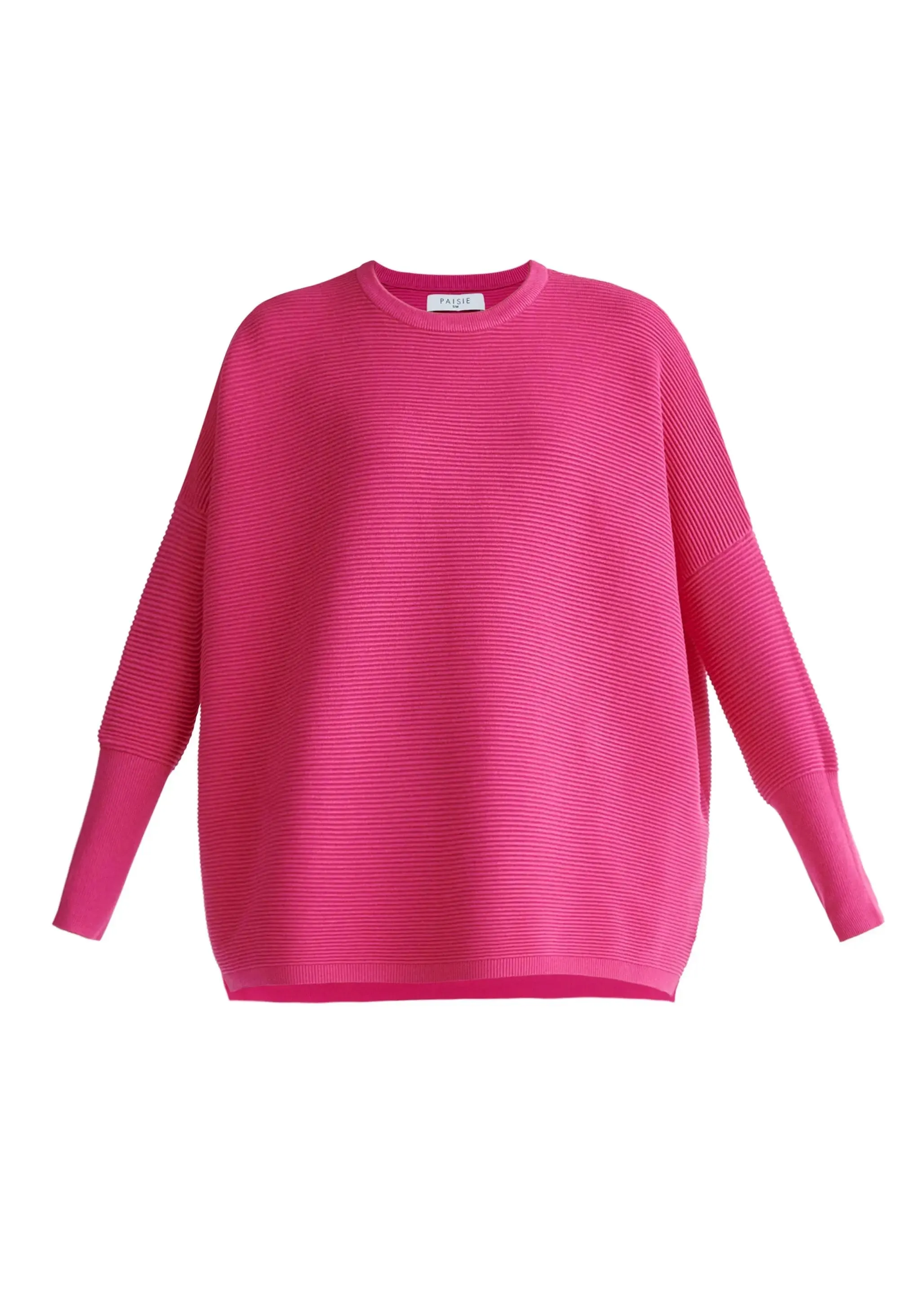 Hot Pink Paisie Ribbed Jumper