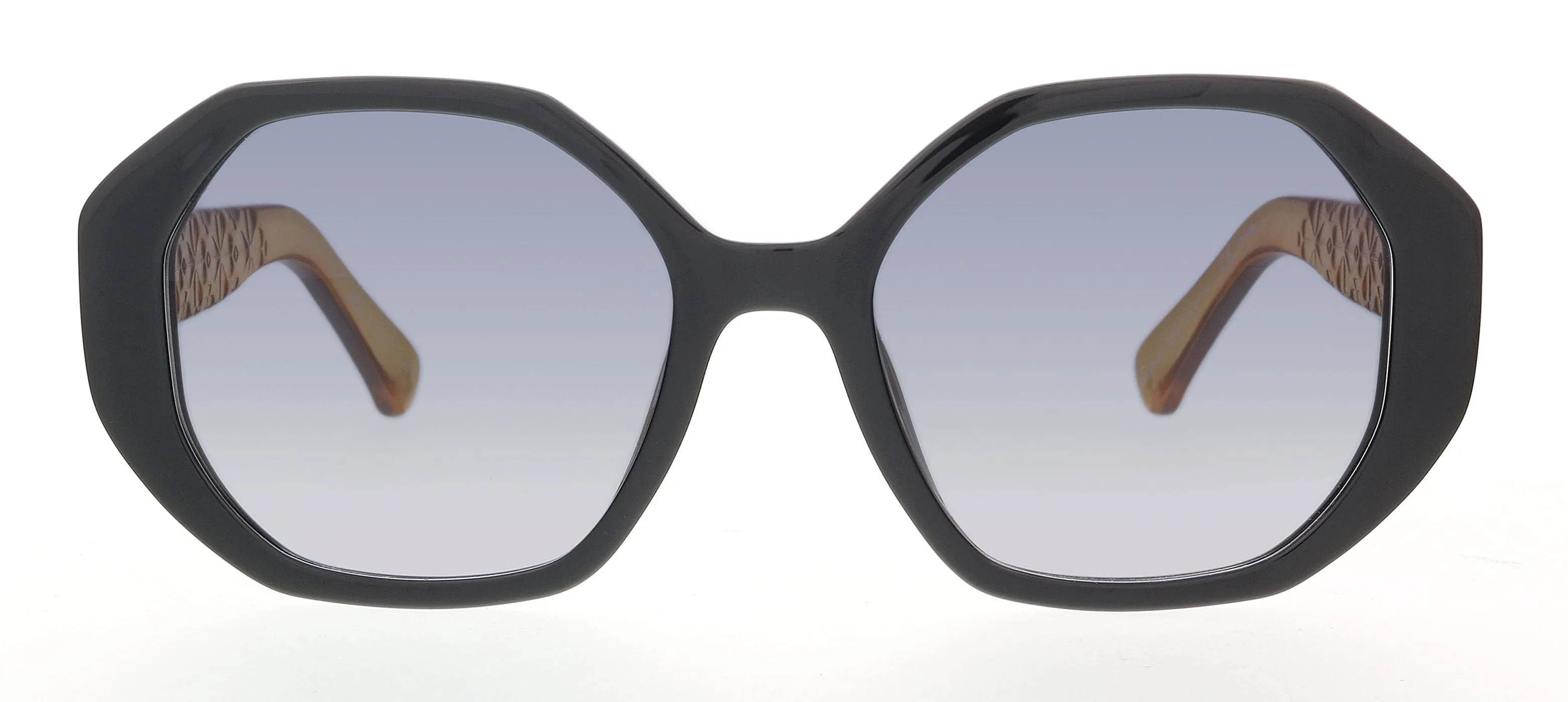 KATE SPADE PRESLEEGS 0807 9O Black Round Sunglasses
