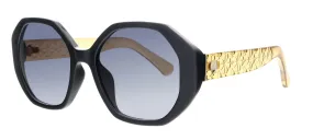 KATE SPADE PRESLEEGS 0807 9O Black Round Sunglasses
