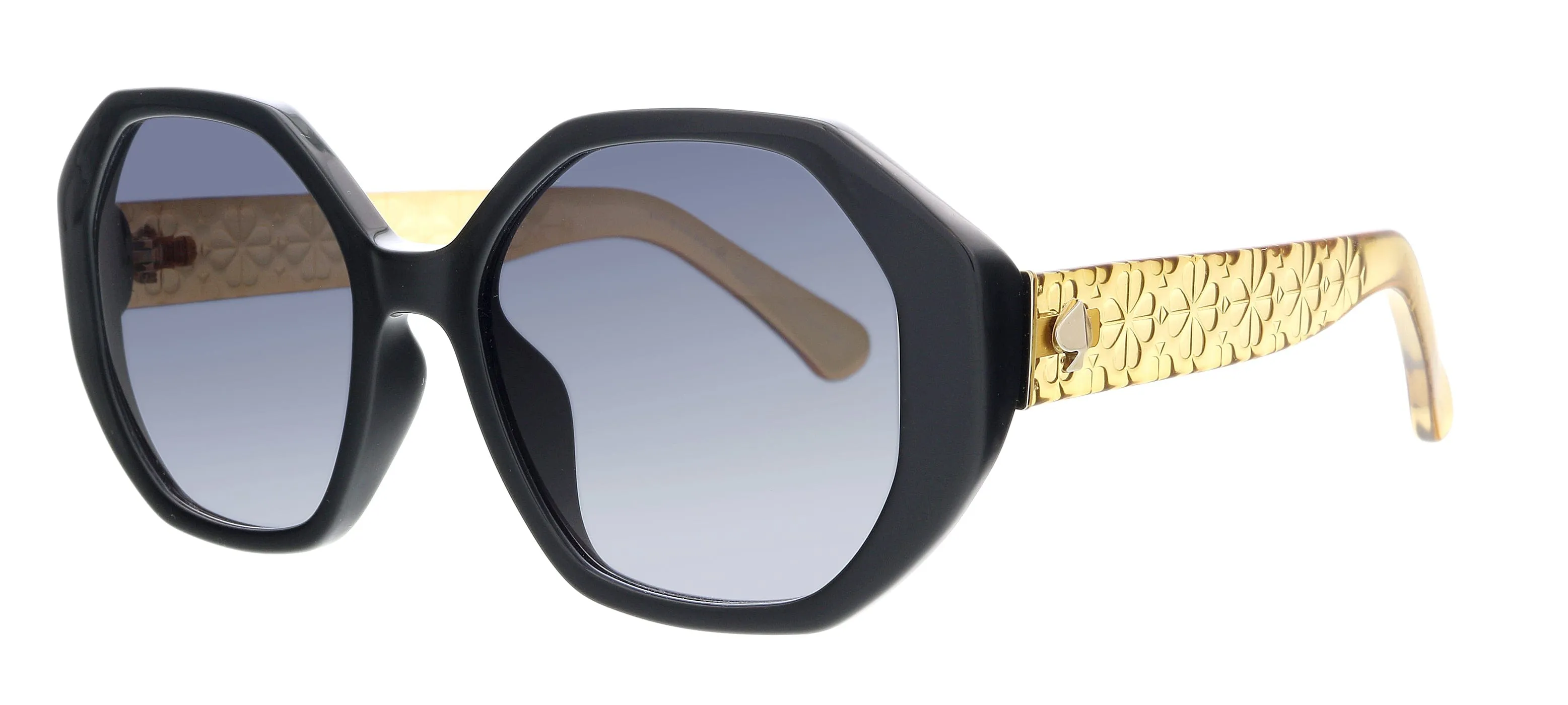KATE SPADE PRESLEEGS 0807 9O Black Round Sunglasses