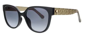 KATE SPADE RYLEIGHGS 0807 9O Black Cateye Sunglasses