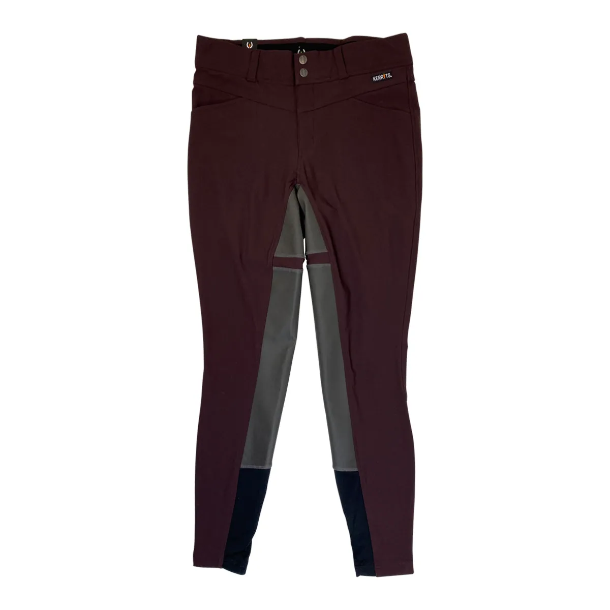 Kerrits Crossover II Full Seat Breeches in Fig - Women's Large