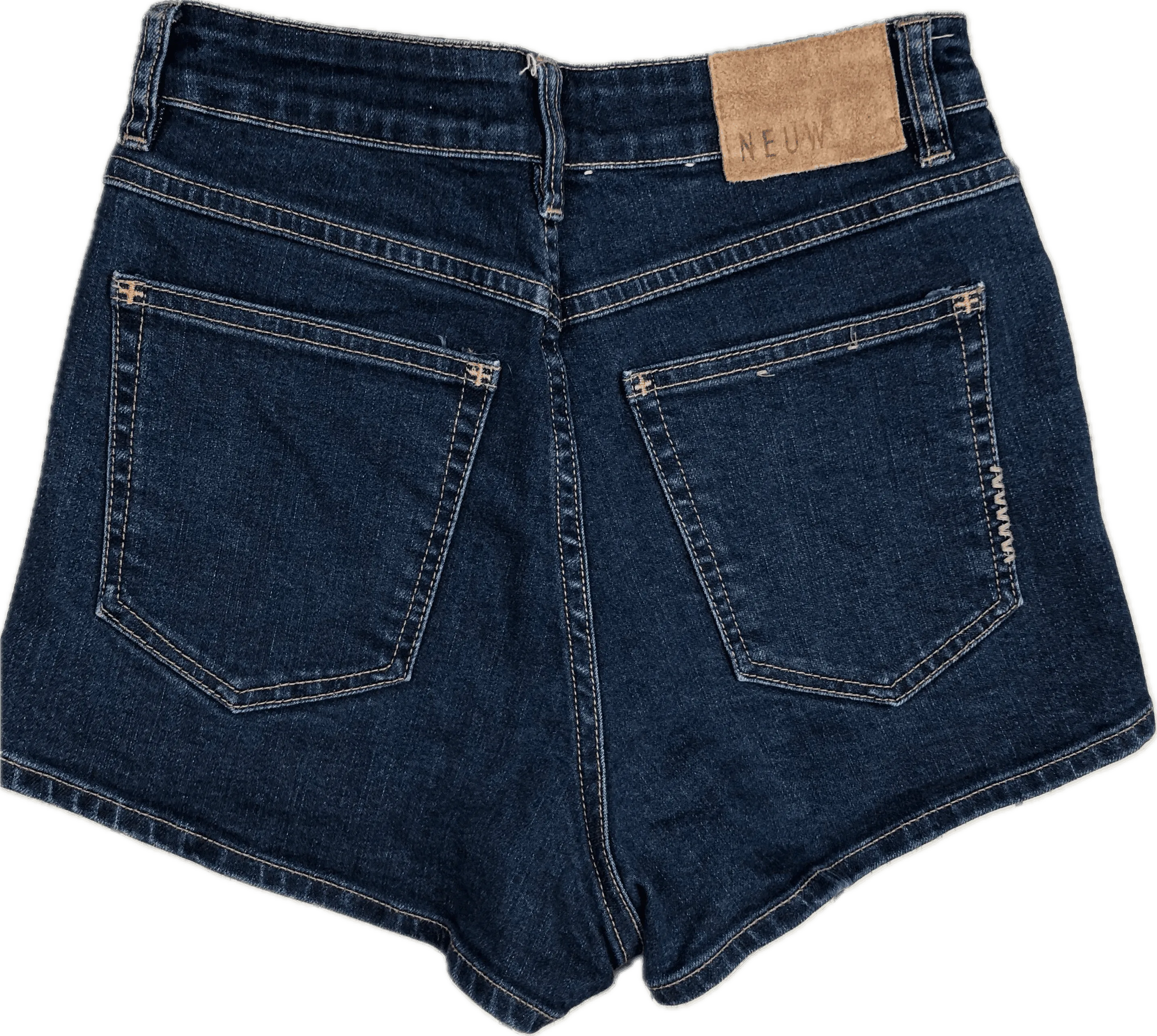 Ladies NEUW High Rise Denim Shorts  - Size 8