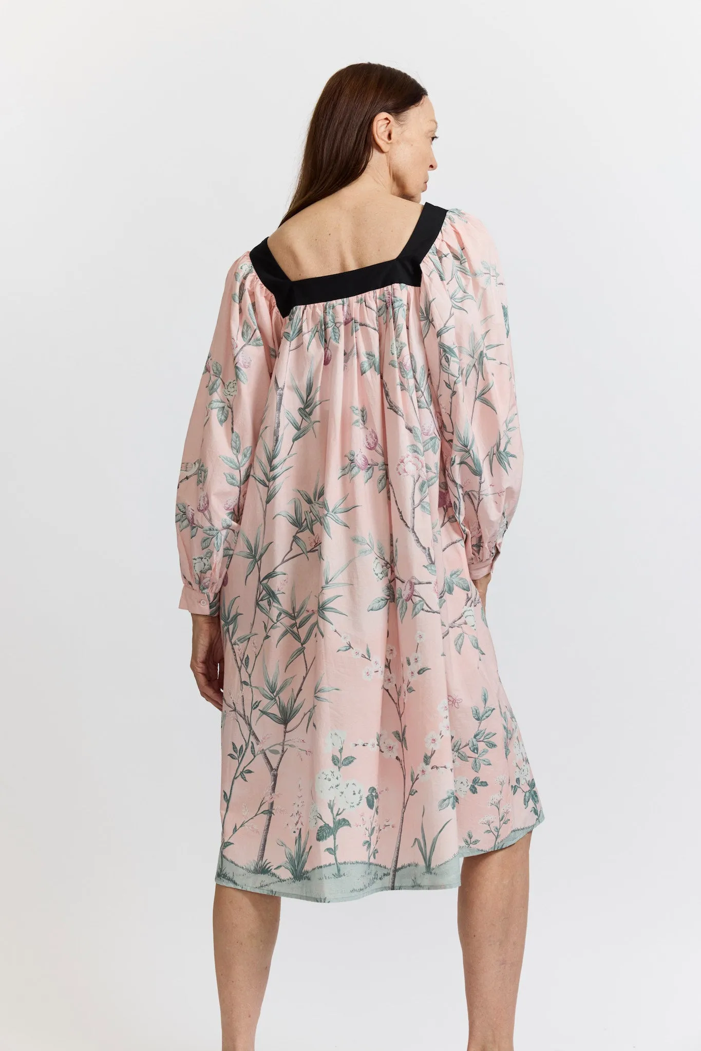 Laura Ashley x Batsheva Beaumaris Dress in La Englantine Mural