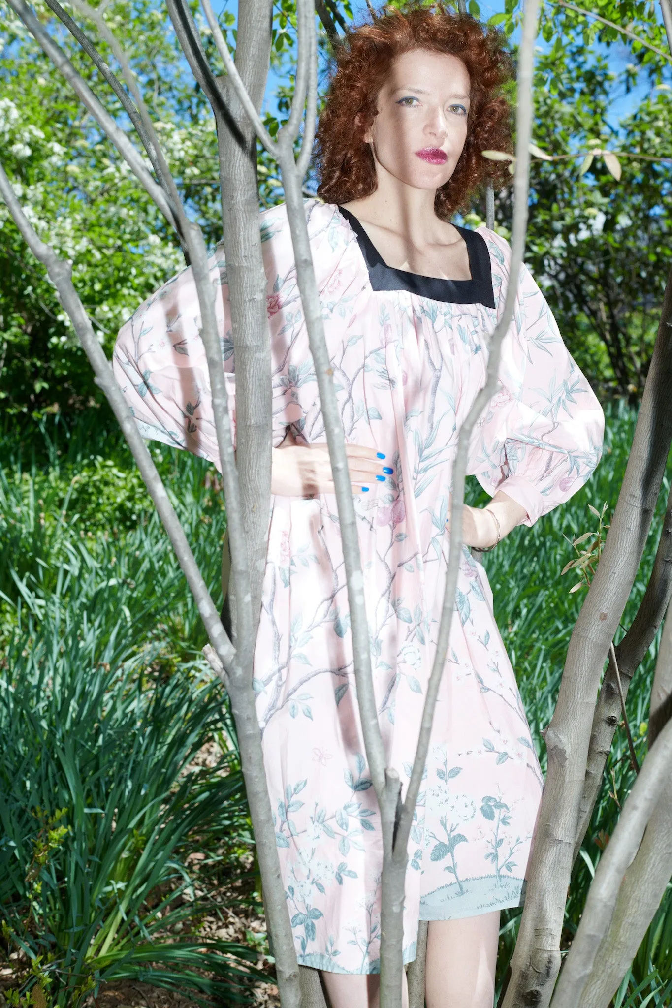 Laura Ashley x Batsheva Beaumaris Dress in La Englantine Mural