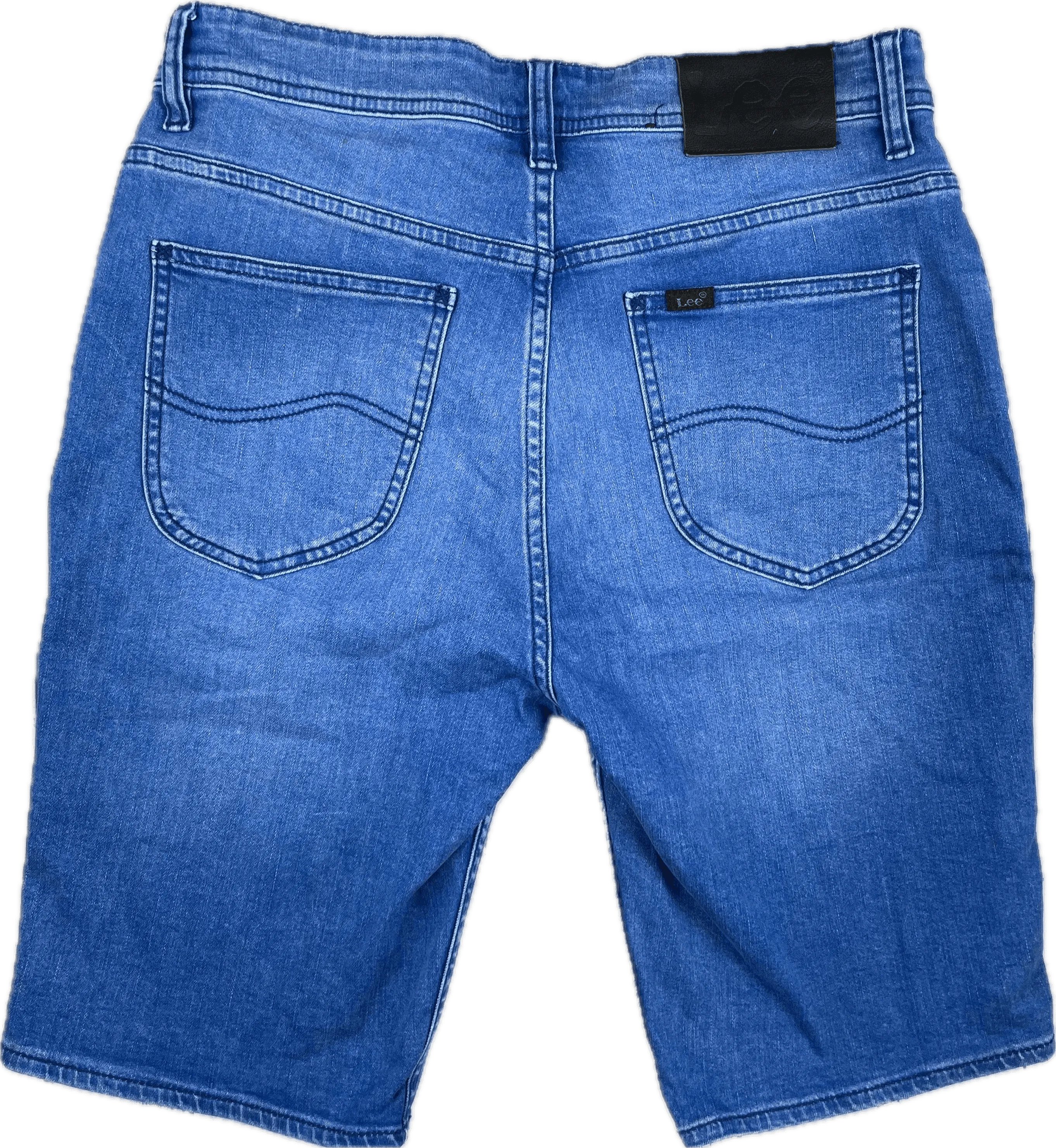 Lee Mens 'Z-One Roadie' Tapered Skinny Denim Shorts -Size 30