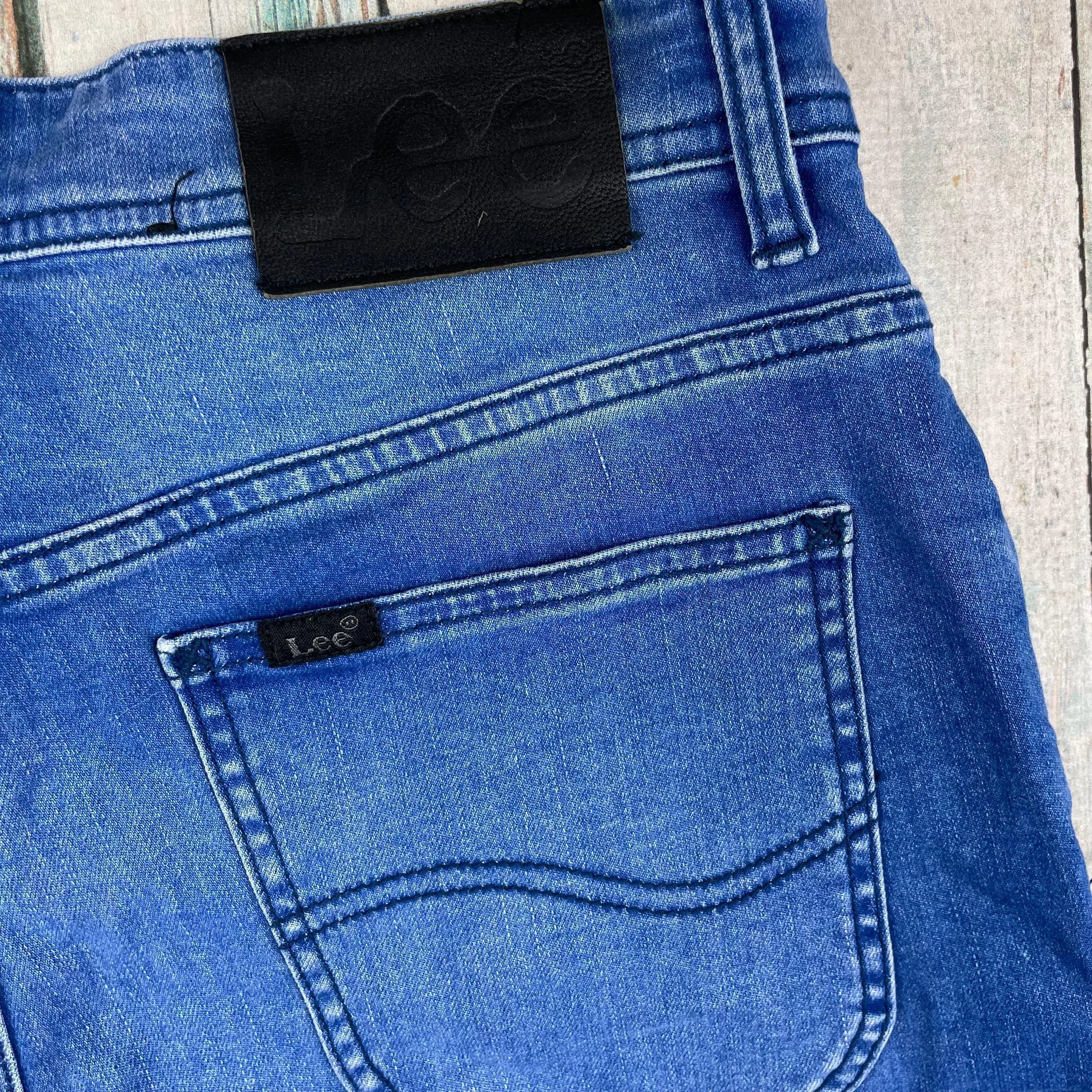 Lee Mens 'Z-One Roadie' Tapered Skinny Denim Shorts -Size 30