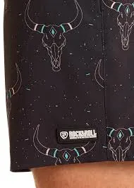 Longhorn Print Volley Swim Shorts