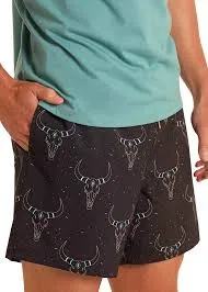 Longhorn Print Volley Swim Shorts