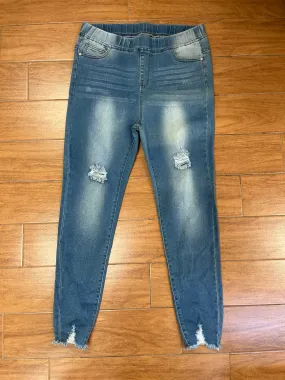 Lovesweet Ripped Jeggings (no buttons)