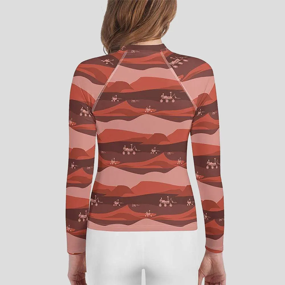 Mars Landing Youth Rash Guard (POD)