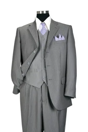 Milano Moda 5802V3K-GY Mens Suit