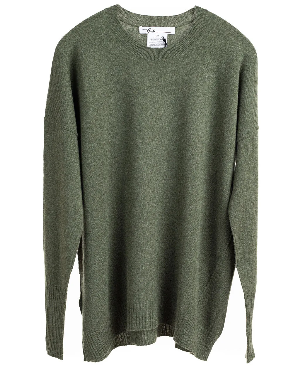 Moss Relaxed Luxe Crewneck Pullover